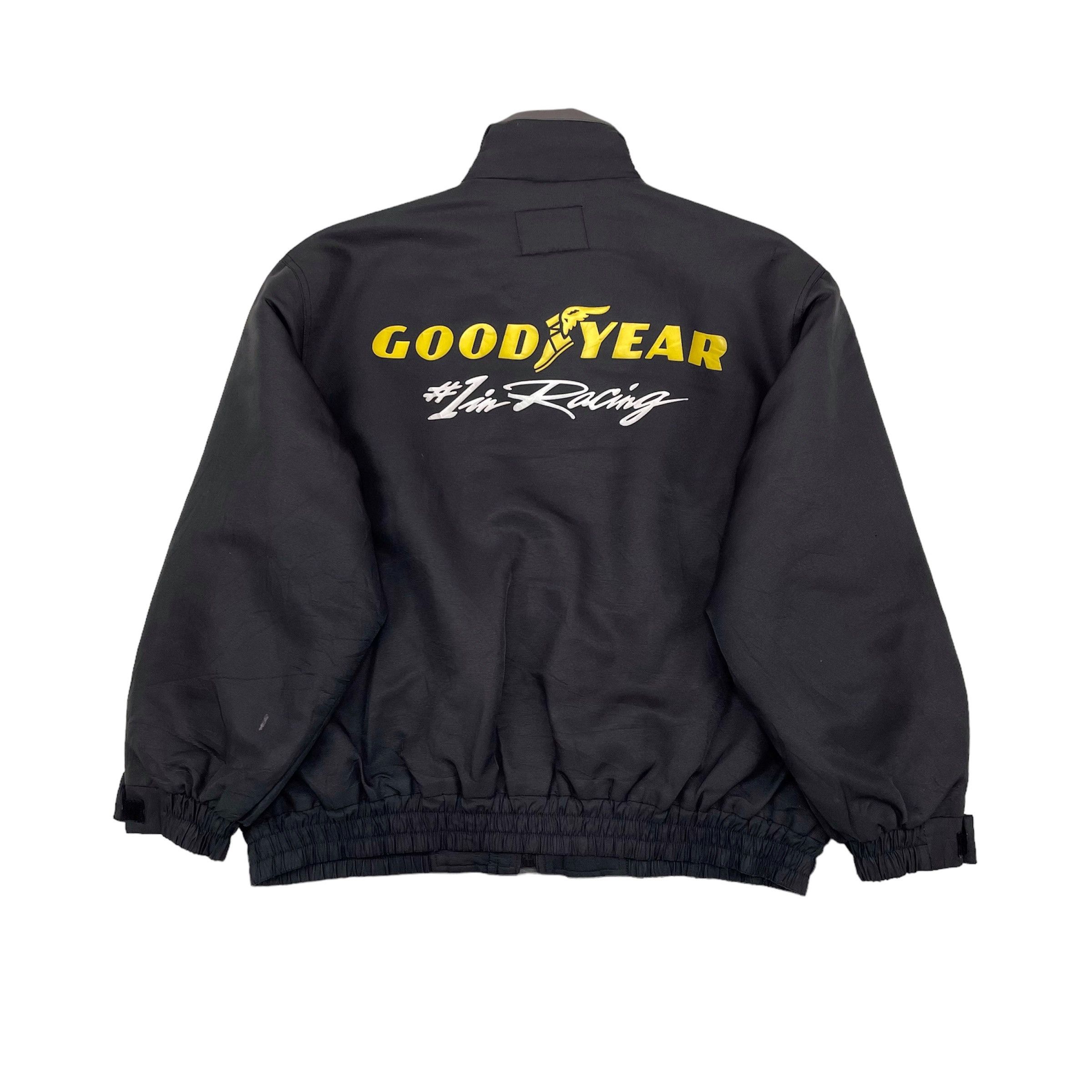 image of Racing Goodyear Bomber Jacket 1182/ap in Black, Men's (Size Medium)