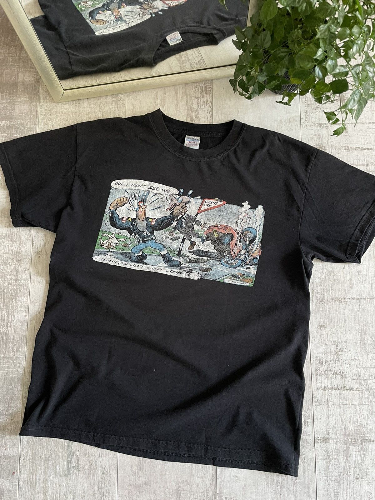 Indian Motorcycle × Vintage Vintage Indian Motorcycle Riders 00’s T-Shirt Y2K “BAM” RARE Size US L / EU 52-54 / 3 - 3 Thumbnail