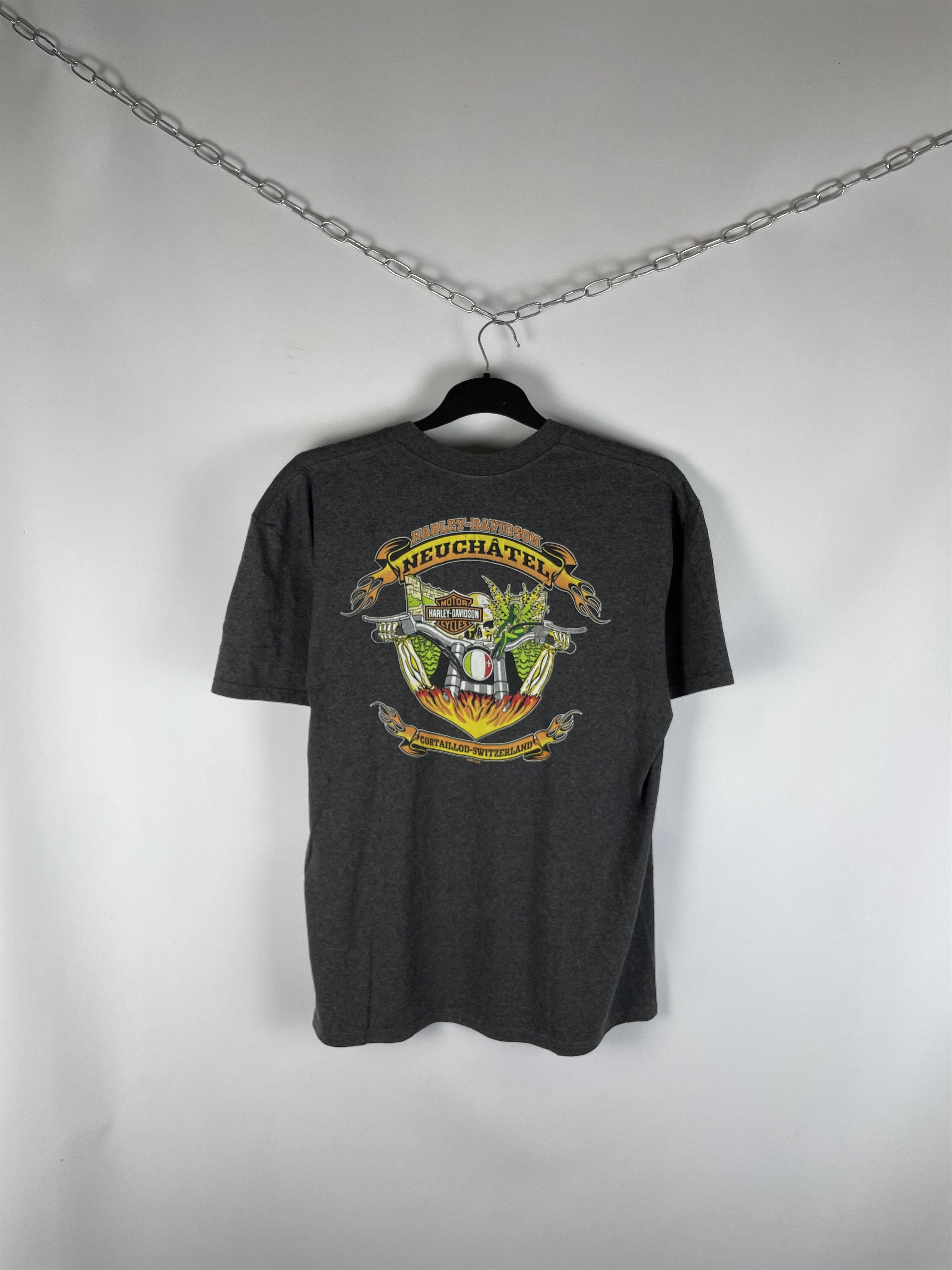 Harley Davidson Vintage HARLEY DAVIDSON Tee Graphic T-Shirt Size US XL / EU 56 / 4 - 8 Thumbnail