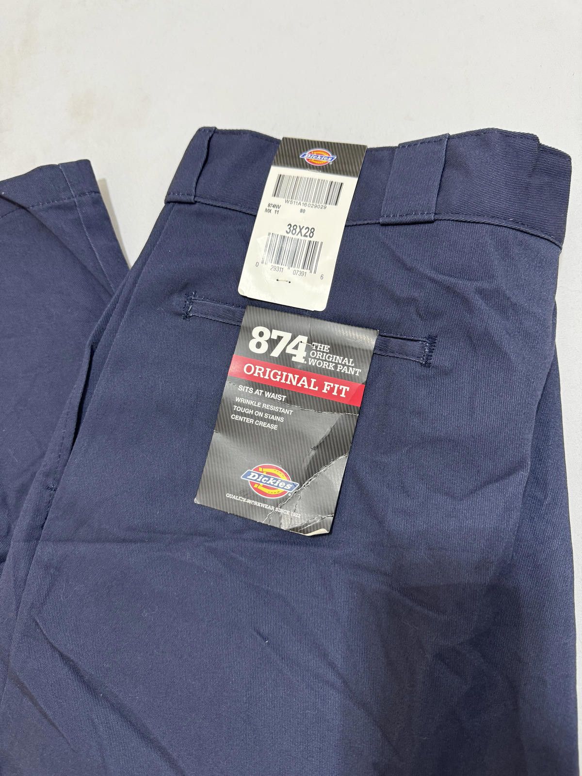Dickies Dickies 874 Original Fit Work Pants Men's Navy Blue 36x28 Size US 36 / EU 52 - 3 Thumbnail