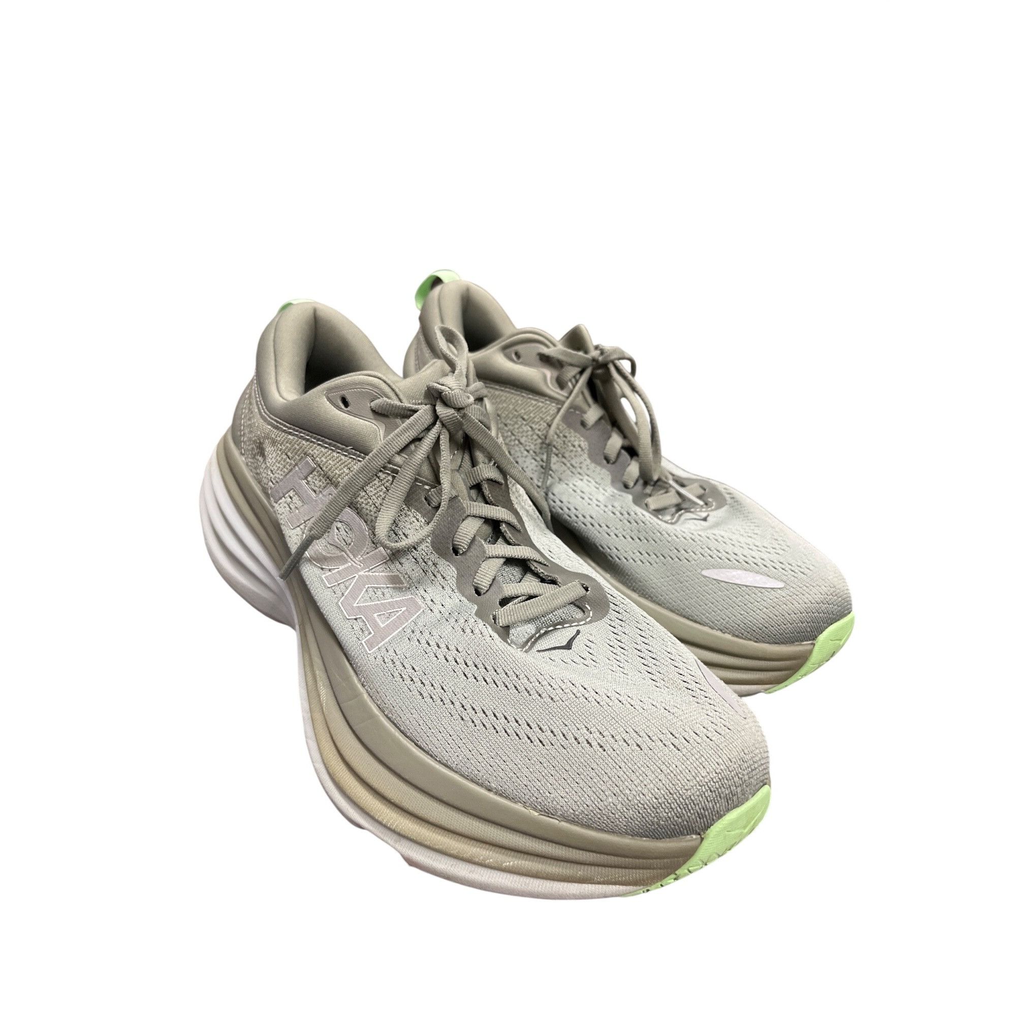 Hoka Hoka Bondi 8 wms gray green casual athletic running sneakers Size US 9 / IT 39 - 14 Thumbnail