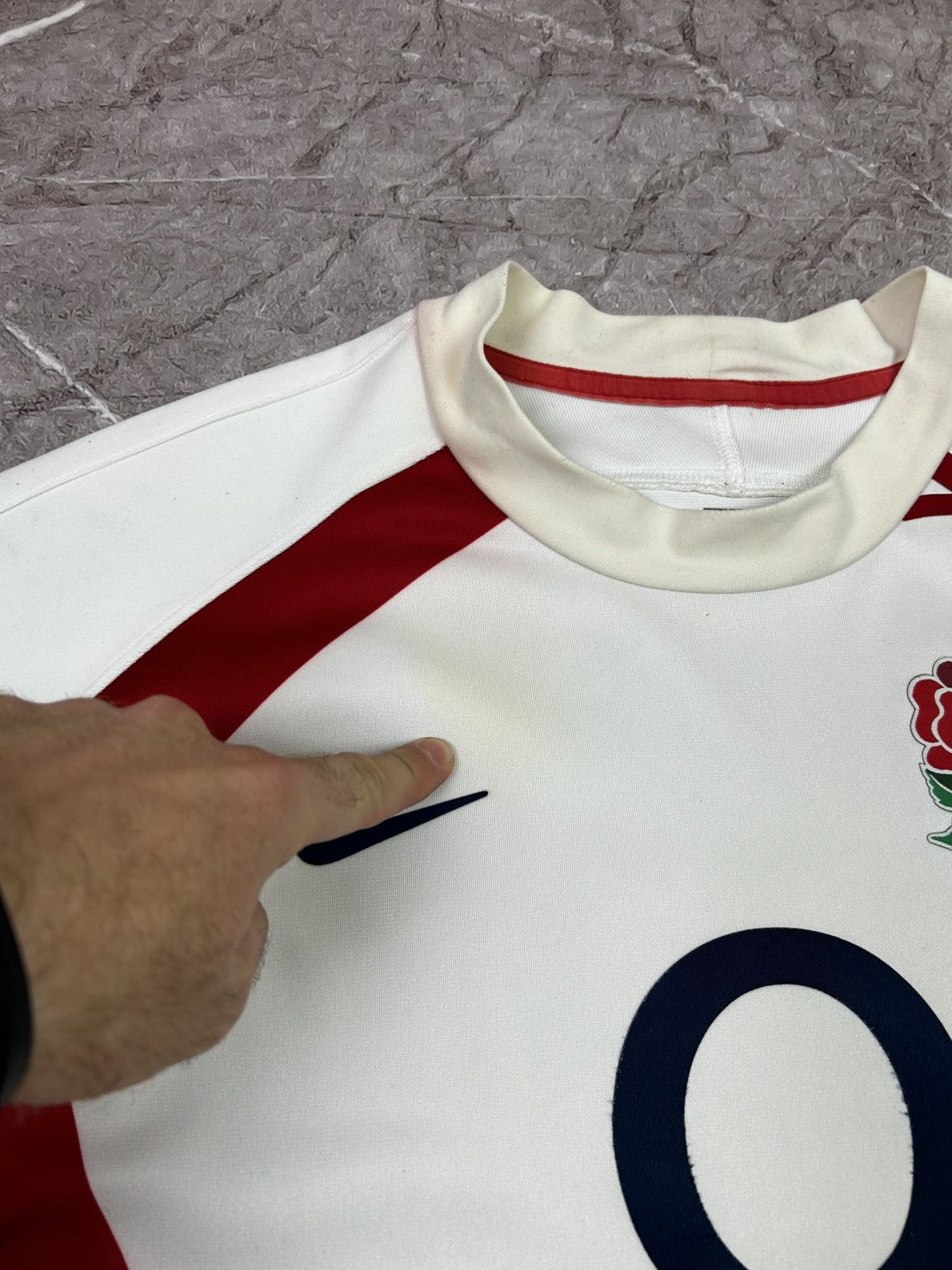 Nike Vintage Nike England Rugby Jersey Size US XL / EU 56 / 4 - 3 Thumbnail