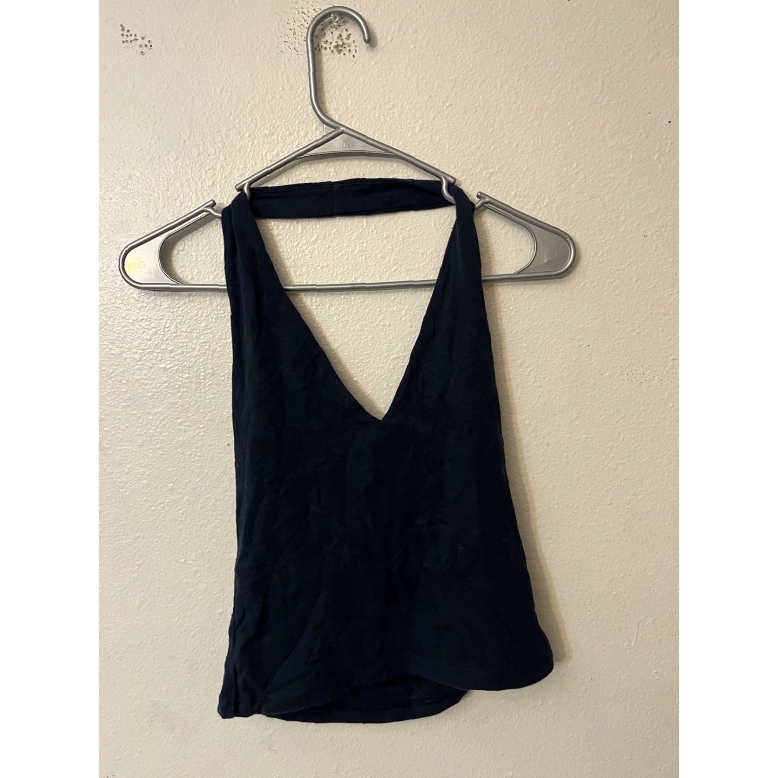 Abercrombie & Fitch Abercrombie & Fitch Halter Top Navy Blue Size Medium Size M / US 6-8 / IT 42-44 - 2 Thumbnail