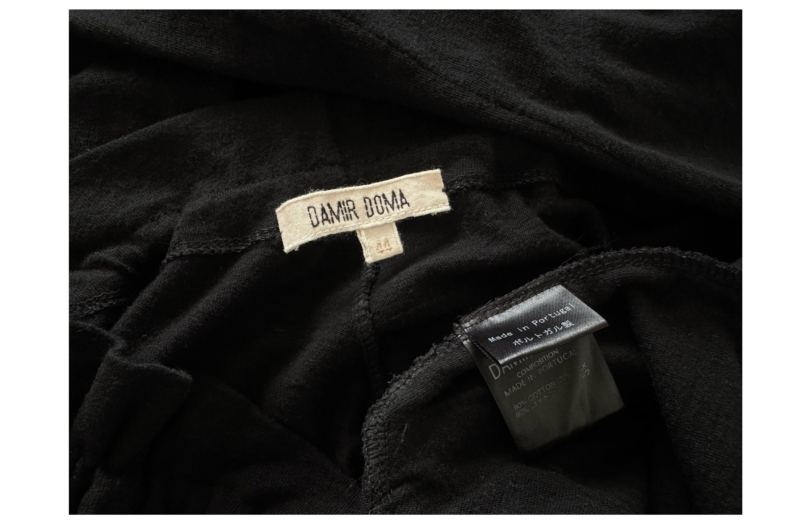 Damir Doma SS10 Silk Cotton Drawstring Slanted Zips Trouser | EU44 Size US 30 / EU 46 - 3 Thumbnail