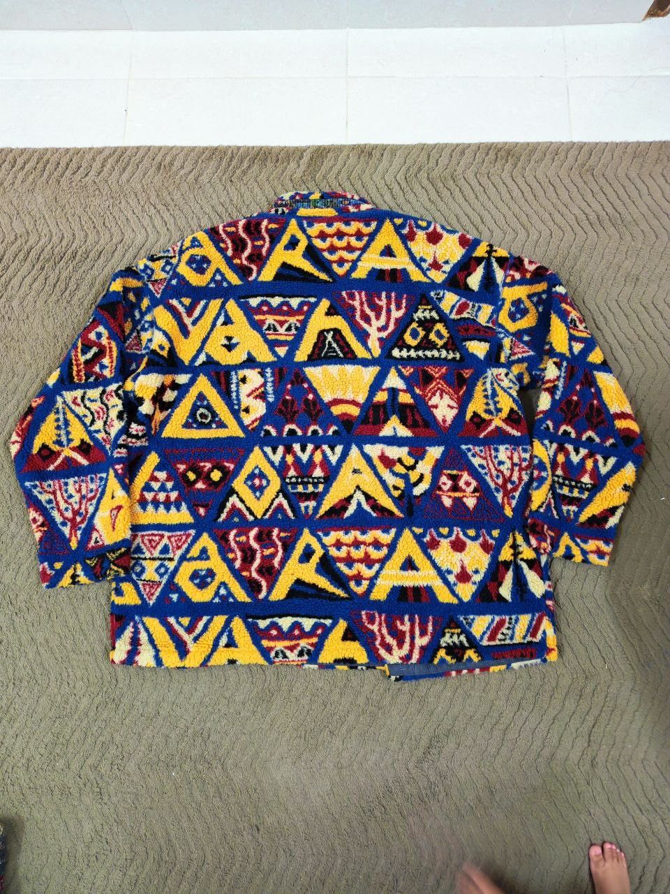go slow caravan Go Slow Caravan Navajo Fleece Kimono Style Jacket Size US L / EU 52-54 / 3 - 11 Thumbnail