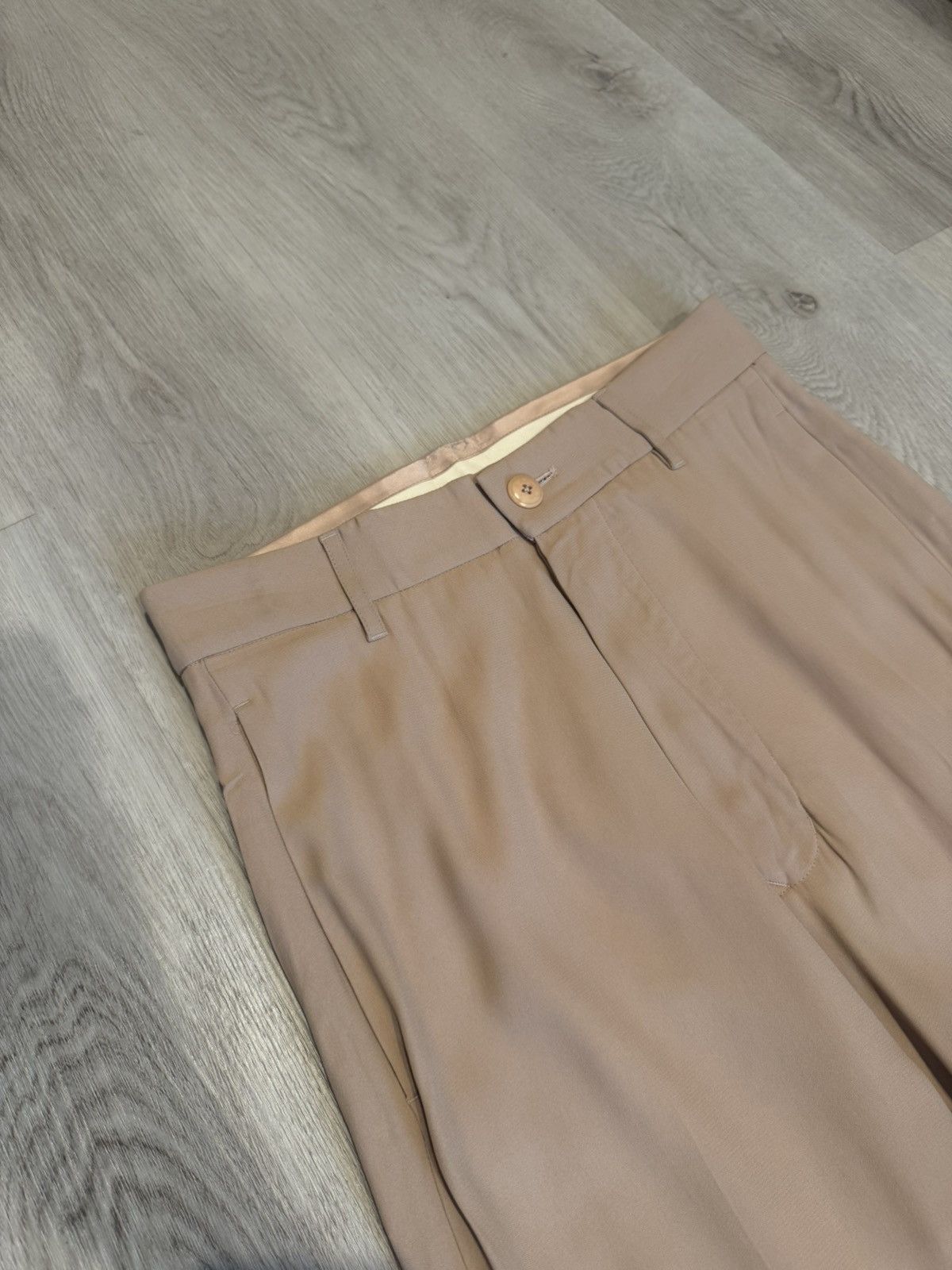Rick Owens s/s 2013 island rose silk drop crotch dress pants!! Size US 28 / EU 44 - 3 Thumbnail