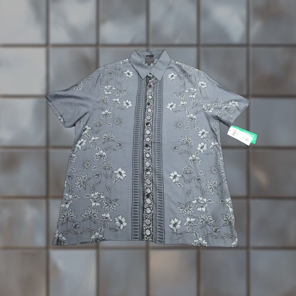 Guess GUESS Floral Button-Up Shirt Mens M Blue Rayon Hawaiian Classic Size US M / EU 48-50 / 2 - 1 Thumbnail