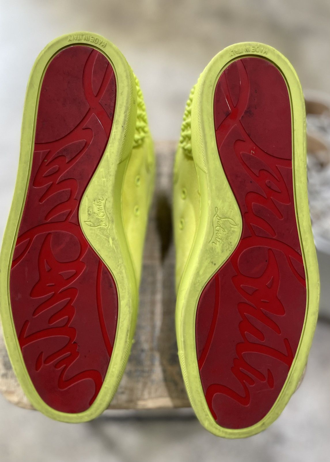 Christian Louboutin Christian Louboutin Louis Flat Patent Calf/Spikes Sneaker Size US 12 / EU 45 - 9 Thumbnail