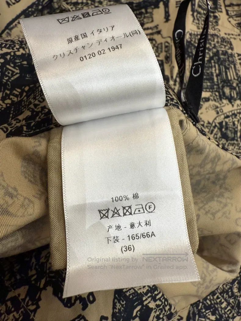 Dior Dior Map-printed skirt Size 24" / US 00 / IT 34 - 7 Thumbnail