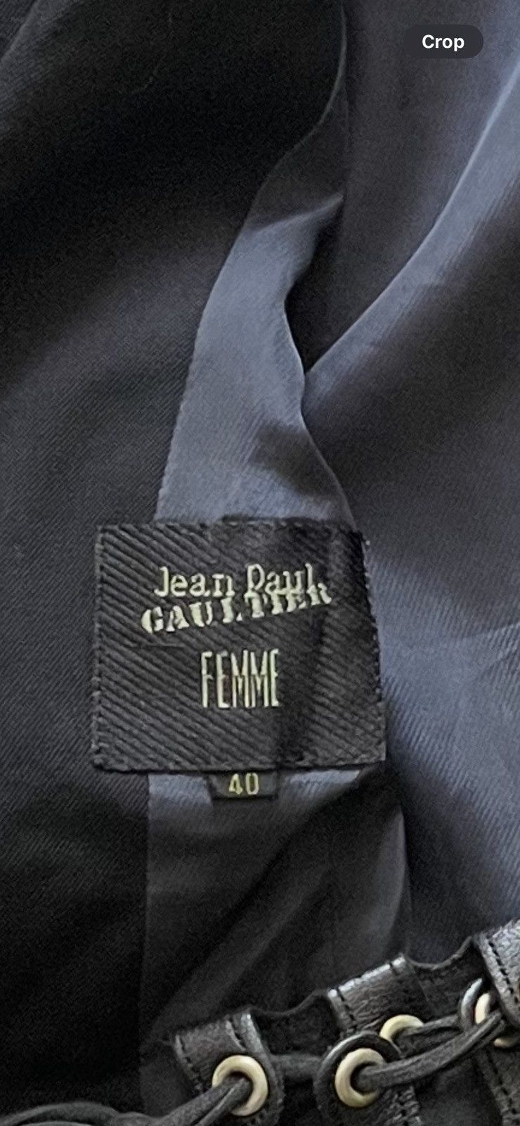 Jean Paul Gaultier Runway 1992 Jean Paul Gaultier Leather Sleeve Jacket 11 Size S / US 4 / IT 40 - 19 Thumbnail