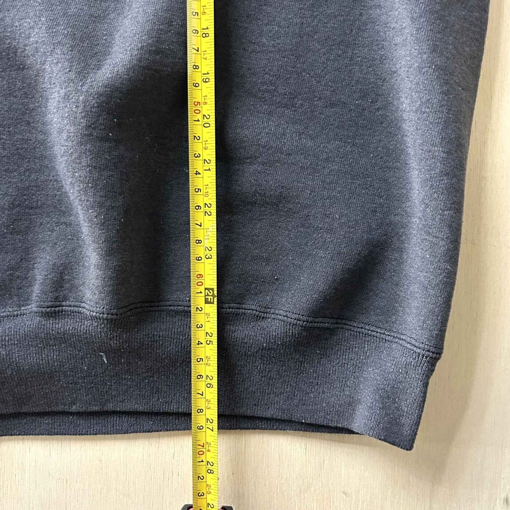 Hanes VINTAGE Hanes Sweatshirt Mens XL Gray Heavyweight Fleece Graphic Print Short Sleeve Crew Neck Pullover Size US XL / EU 56 / 4 - 5 Thumbnail