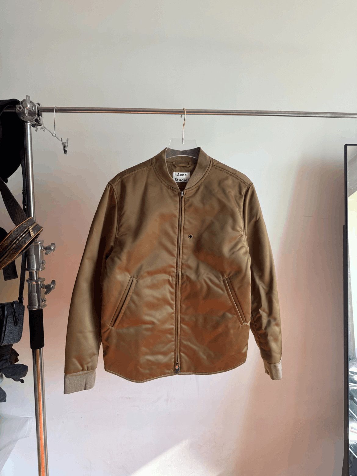 Acne Studios Navy Makio MA-1 bomber jacket | Grailed