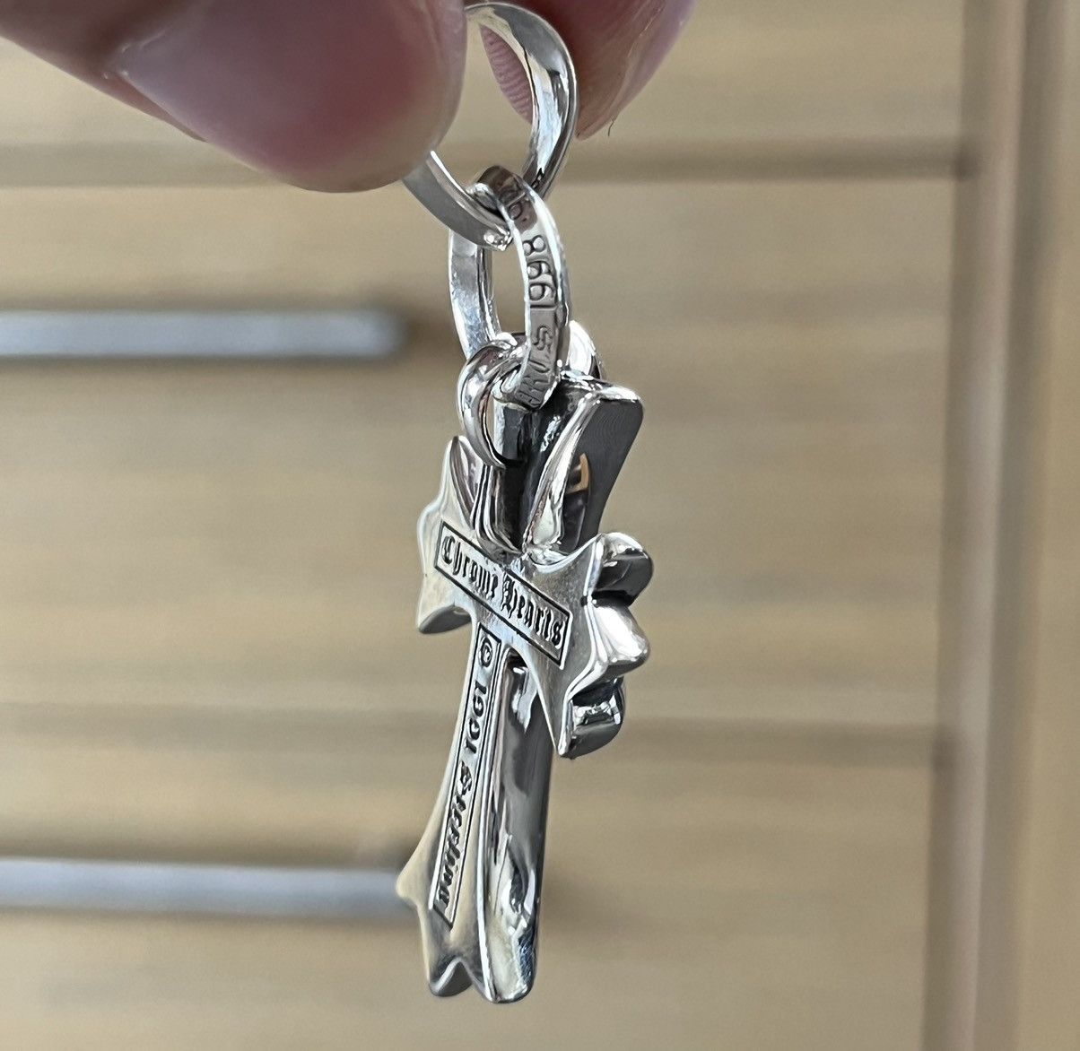 Chrome Hearts ♰ Chrome Hearts ♰ BRAND NEW Logo Cross Large Pendant Size ONE SIZE - 6 Thumbnail