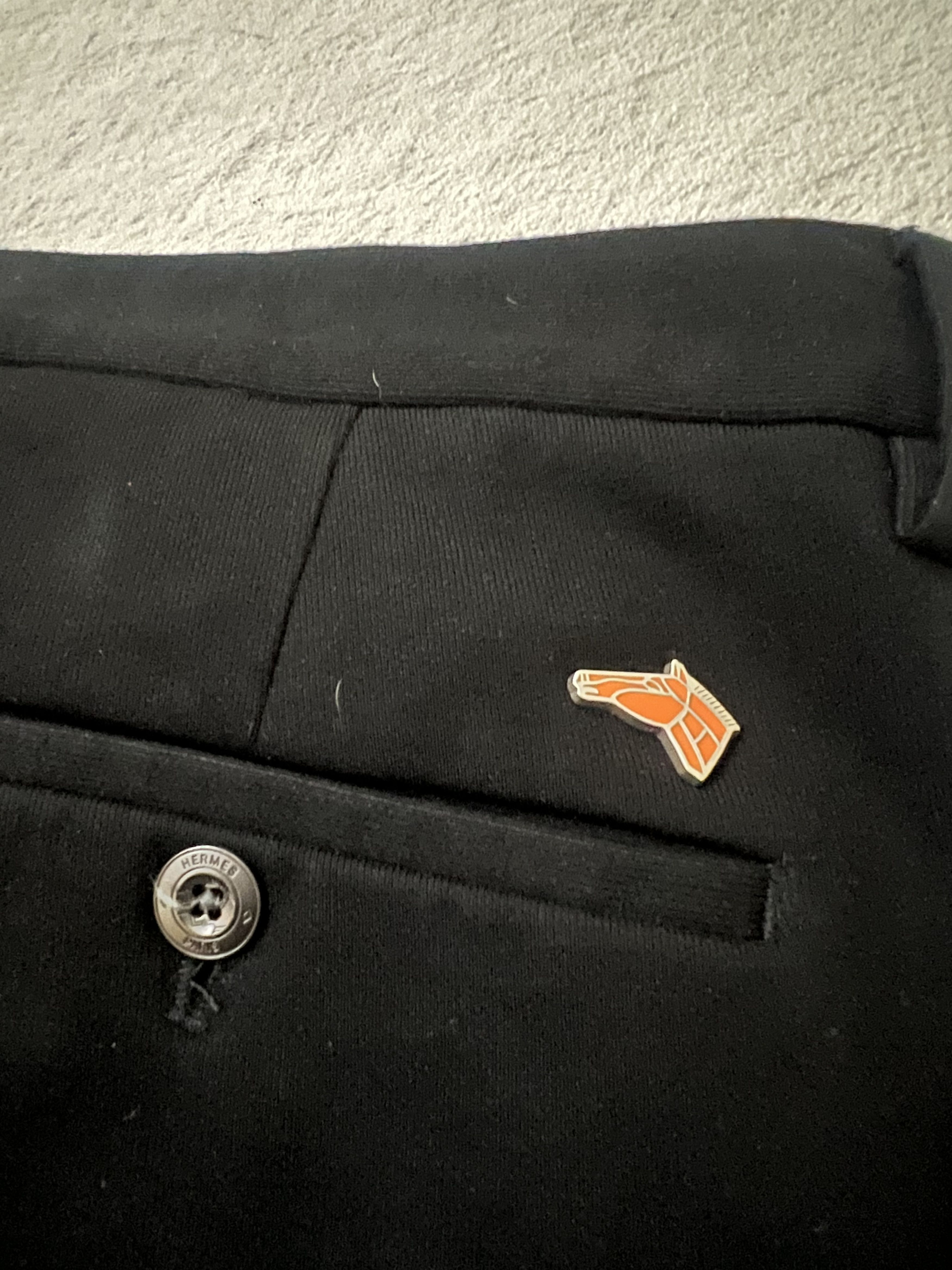 Japanese Brand 2000s Hermes Cashmere Wool Trousers Pants Size US 39 - 4 Thumbnail