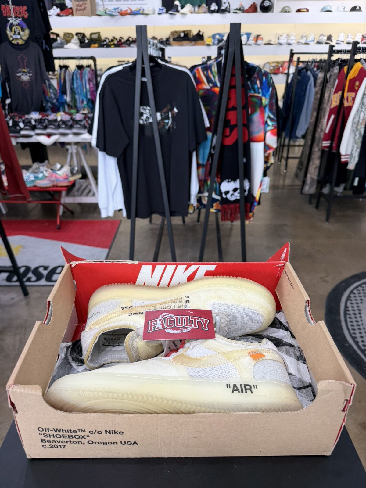 Nike × Off-White Nike Air Force 1 Low Off-White Size 8 (2017) Size US 8 / EU 41 - 11 Thumbnail