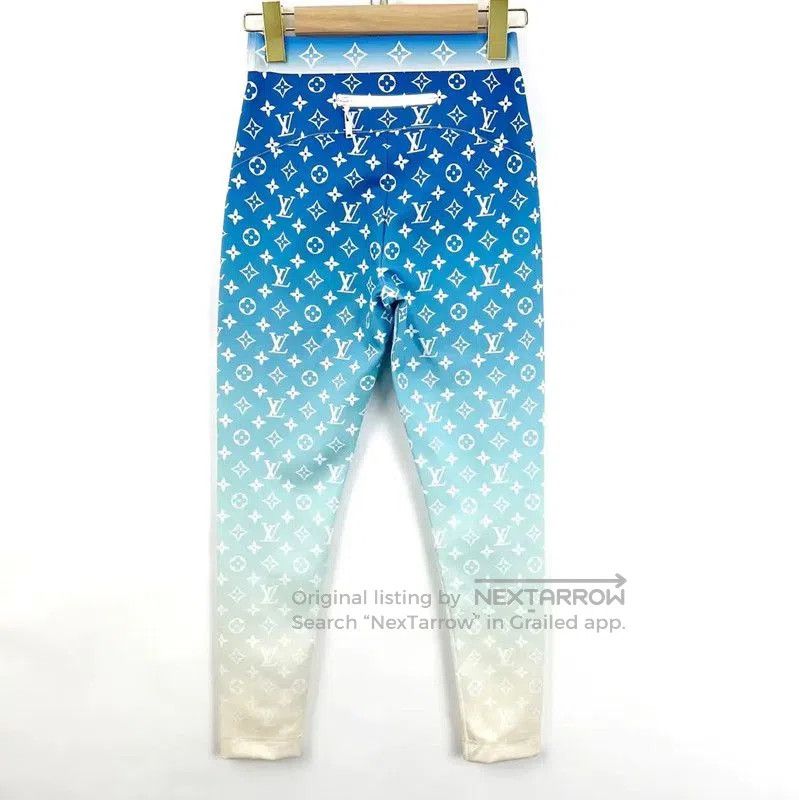 Louis Vuitton Louis Vuitton Light Blue Monogram Summer Pants . Size 27" / US 4 / IT 40 - 2 Thumbnail
