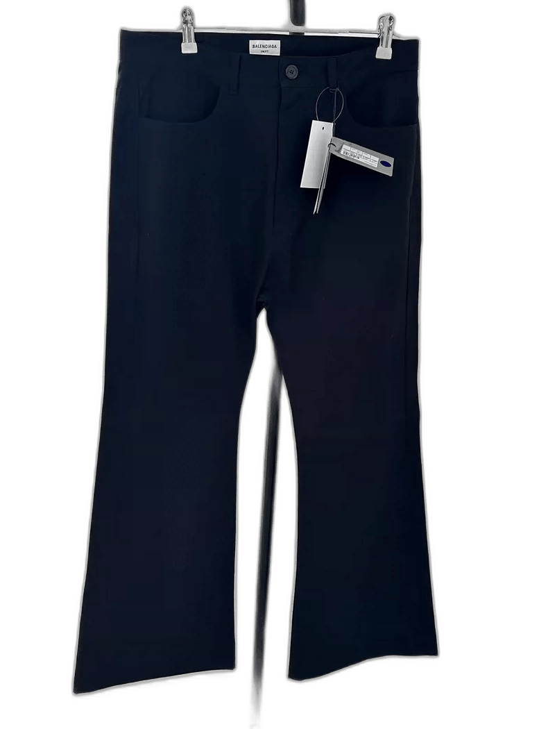 Balenciaga Balenciaga Flared Straight Cut Pants Black-2506 Size US 6 / EU 39 - 1 Thumbnail