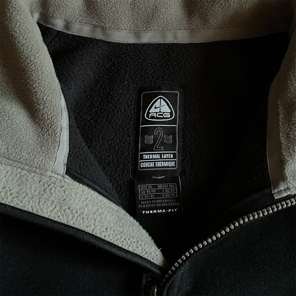 Nike × Nike ACG × Vintage Vintage Nike ACG fleece jacket Full Zip Therma-Fit Size US XL / EU 56 / 4 - 7 Thumbnail