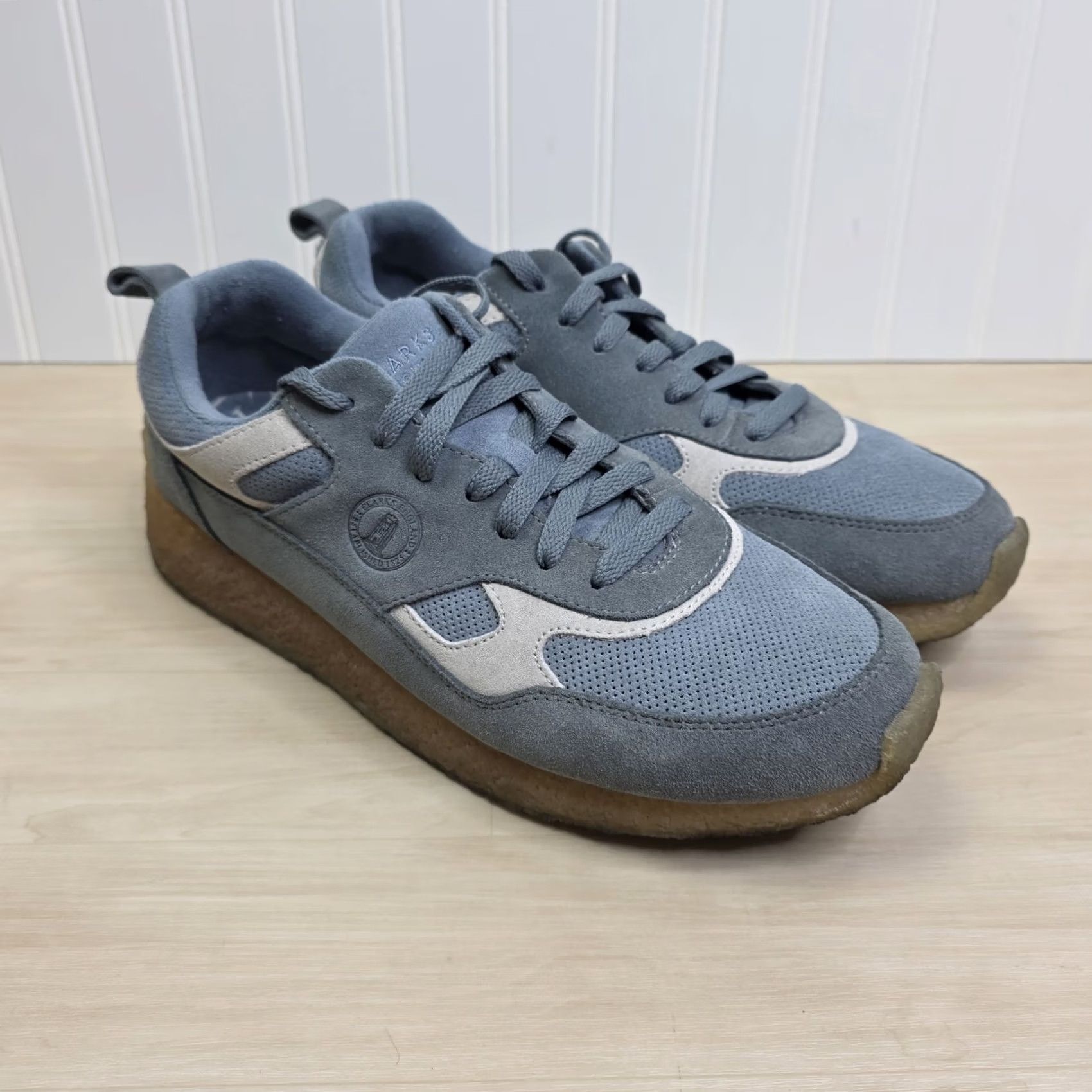 Clarks Clarks Originals X Ronnie Fieg 8th Street Lockhill Blue Gray Sneaker Suede 11 Mens Blue Street 90s Featured Size US 10 / EU 43 - 3 Thumbnail
