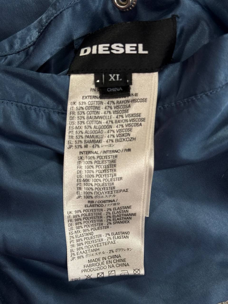 Diesel Diesel J Rocket Snake Embroidery Silver Bomber Jacket Size US XL / EU 56 / 4 - 15 Thumbnail