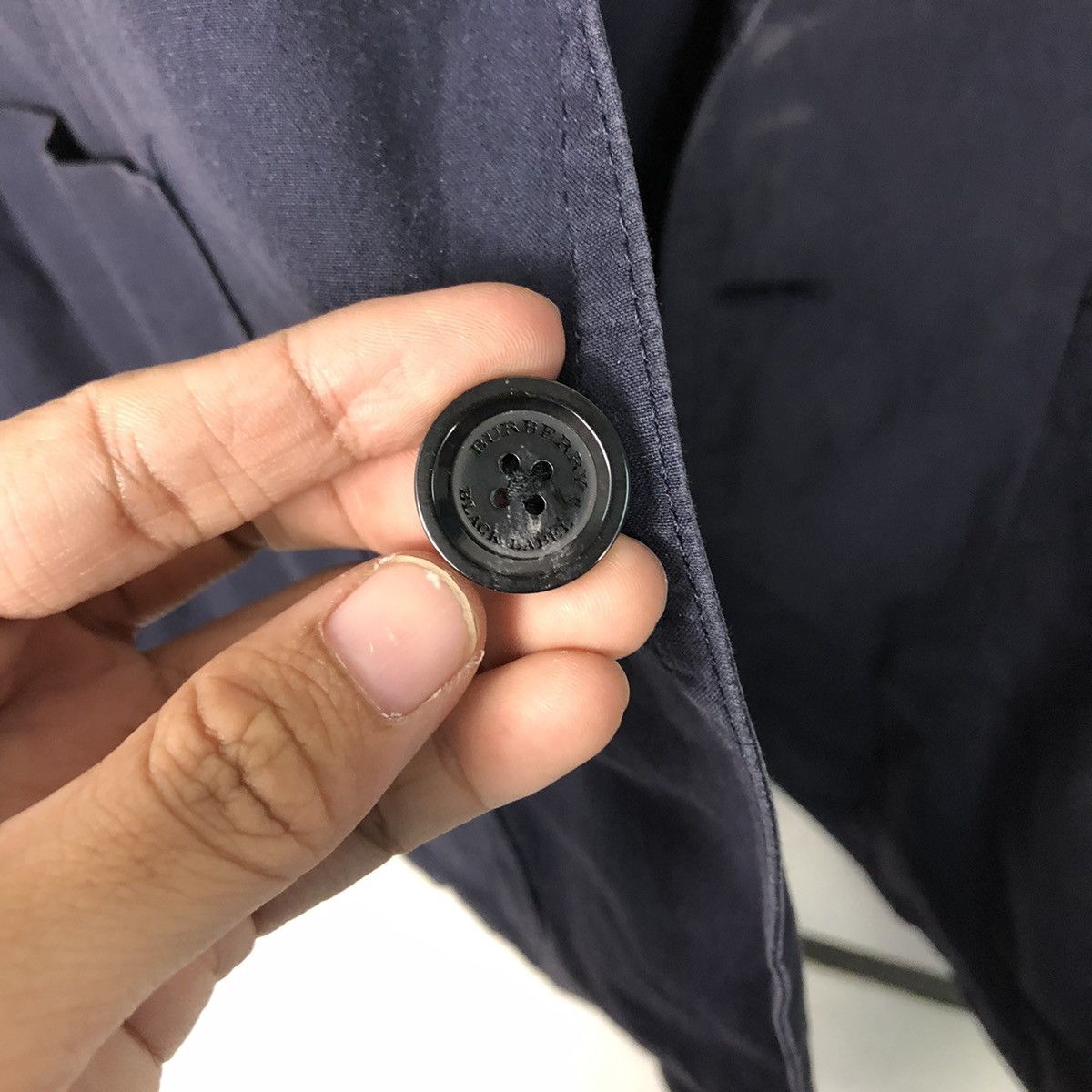 Burberry Burberry Black Label Lightweight Cotton Blazer — Navy Size US L / EU 52-54 / 3 - 17 Thumbnail