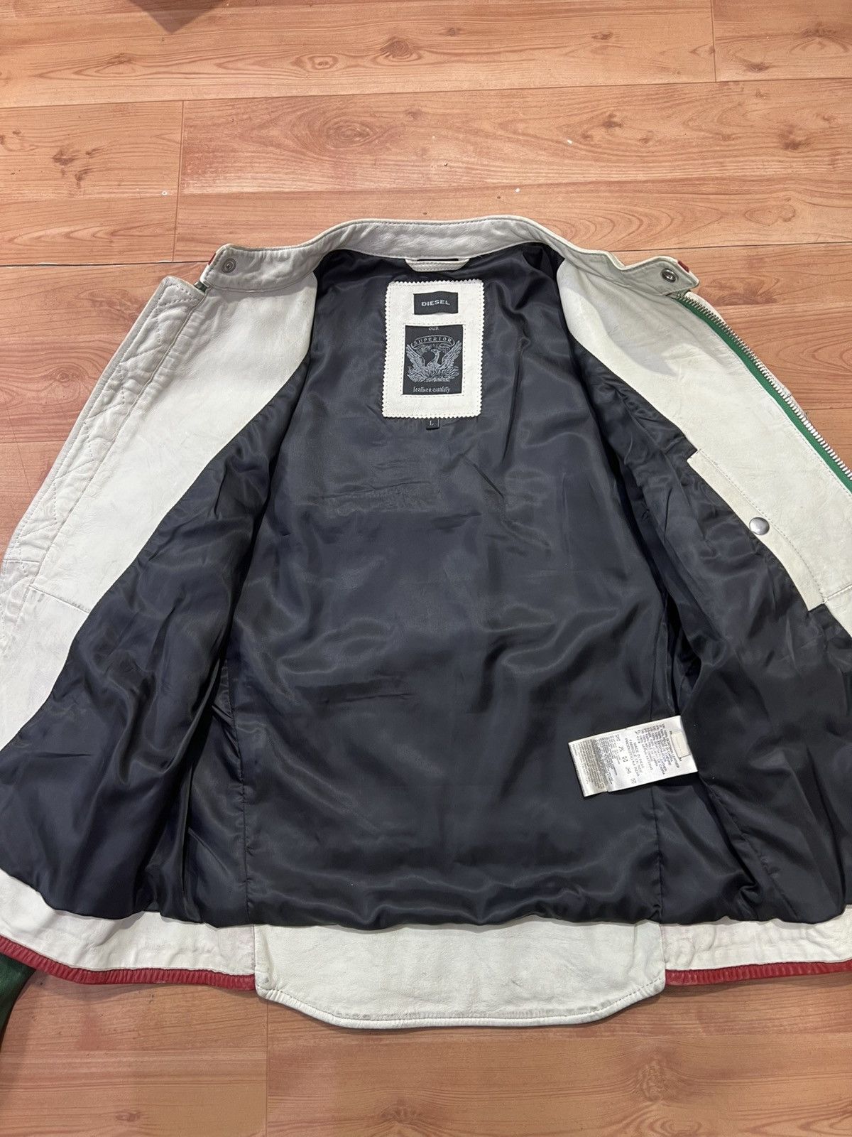 Diesel Diesel L- RACING WOLF Leather jacket size L Size US L / EU 52-54 / 3 - 6 Thumbnail