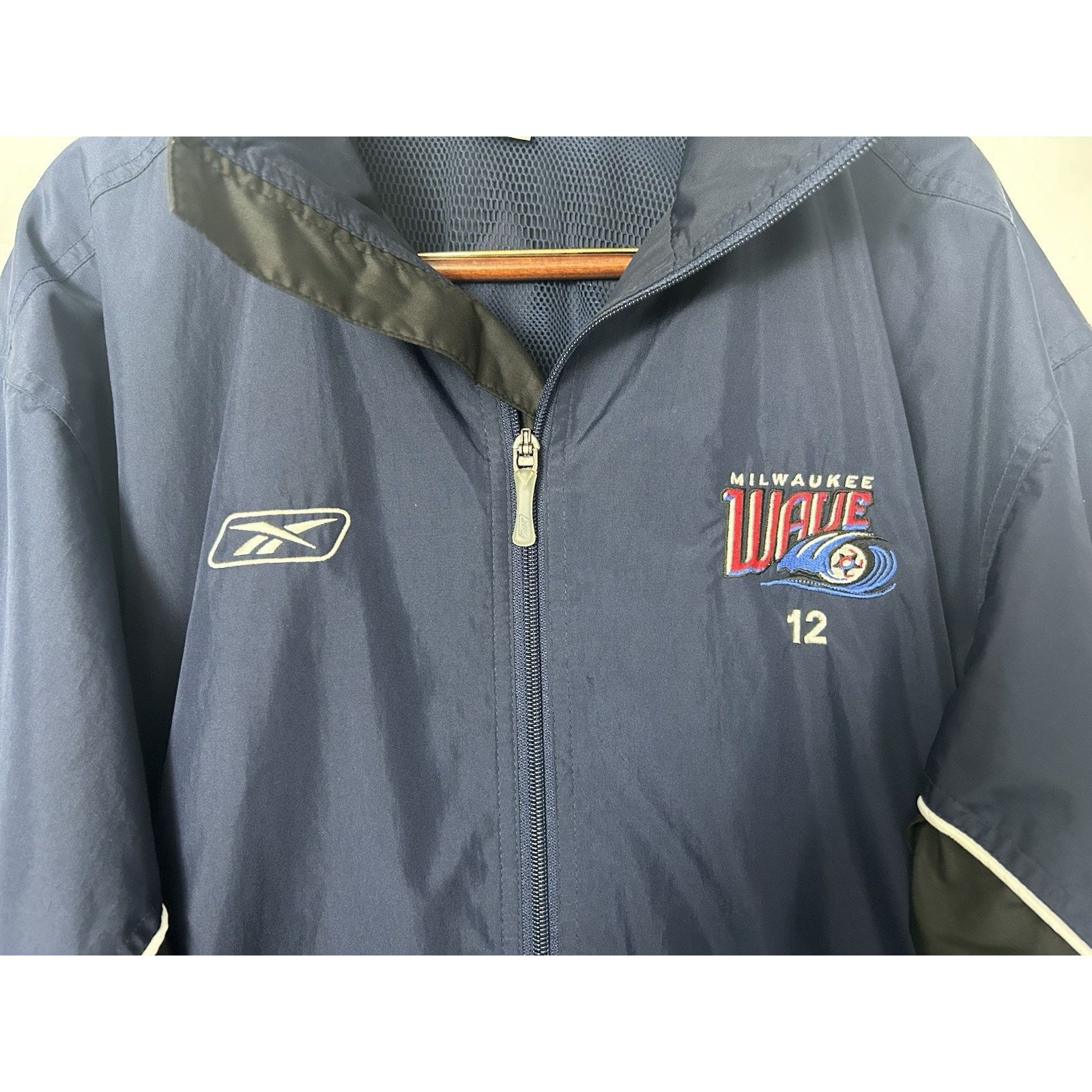 Reebok VTG Milwaukee Wave Reebok Team Issue Jacket MASL #12 Size US L / EU 52-54 / 3 - 2 Thumbnail