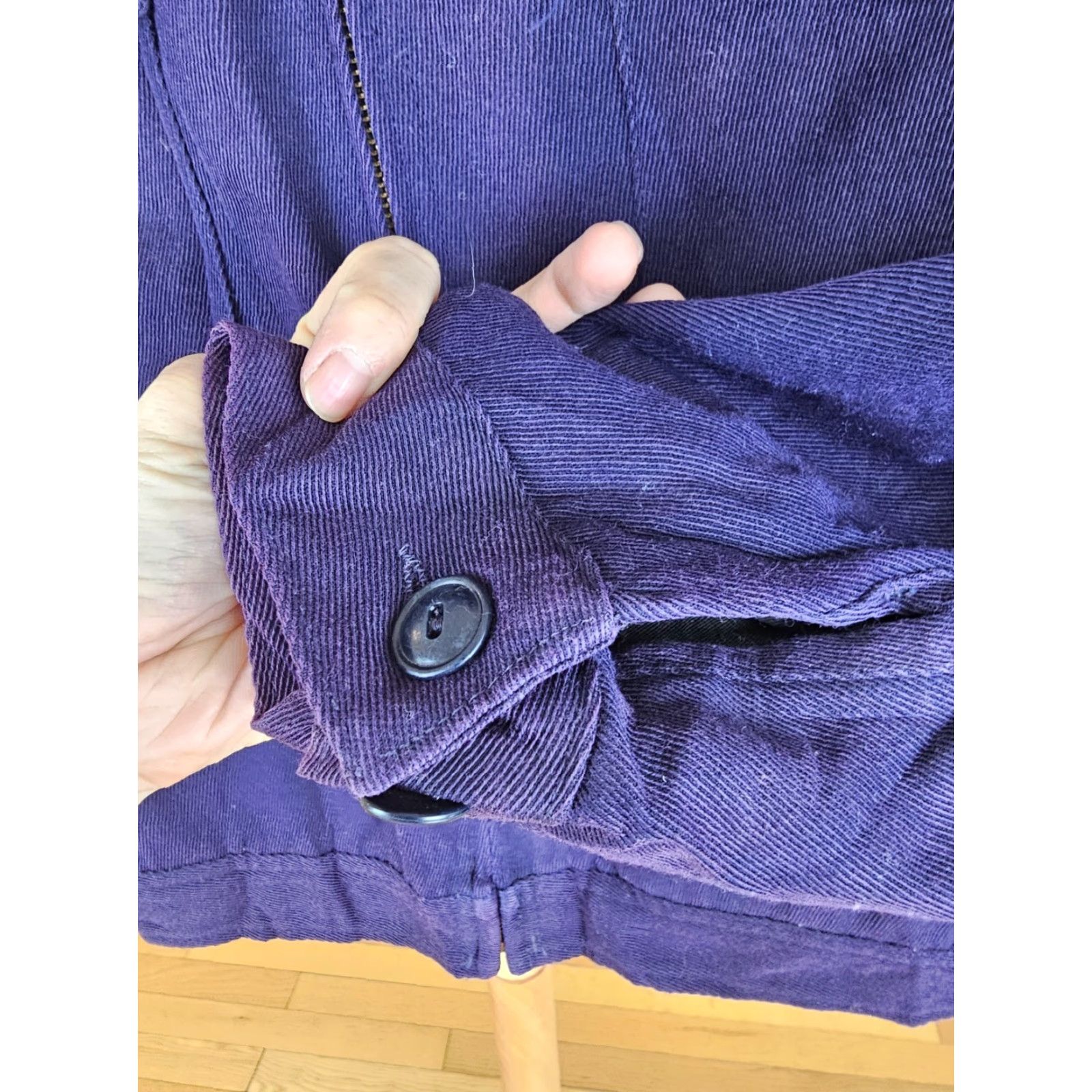 Vintage VINTAGE Purple Blanket Lined Work Mechanic Jacket SZ 44 Jacket Mens 44 Purple Bomber 50s USA Wool? Size US S / EU 44-46 / 1 - 6 Thumbnail
