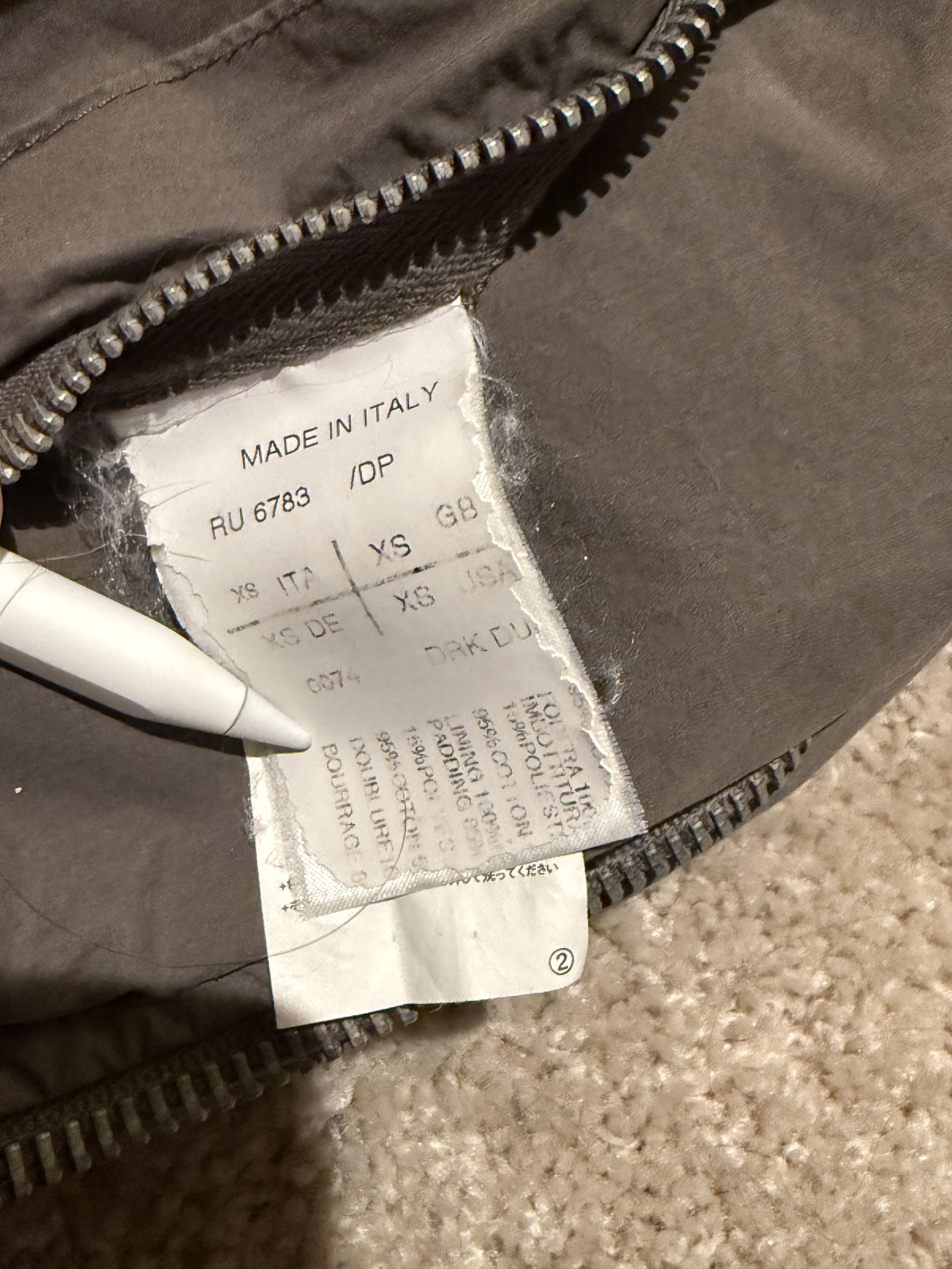 Rick Owens Rick Owens Drkshdw Scuba Puffer Jacket | Dust Colorway XS Size US XS / EU 42 / 0 - 6 Thumbnail