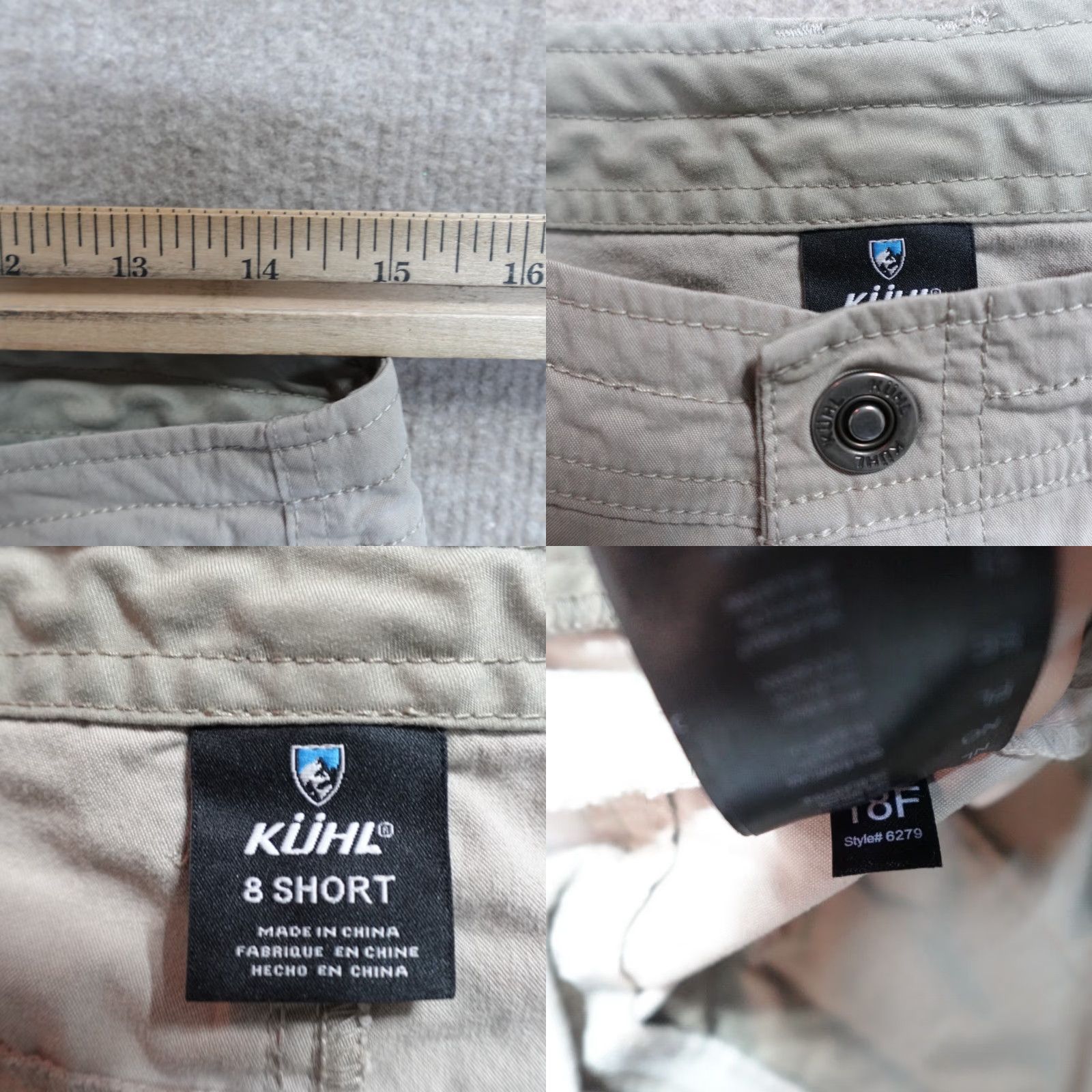 Vintage Kuhl Womens Pants 8 Short Gray Solid Spire Roll-Up Pant Size 30" / US 8 / IT 44 - 8 Thumbnail