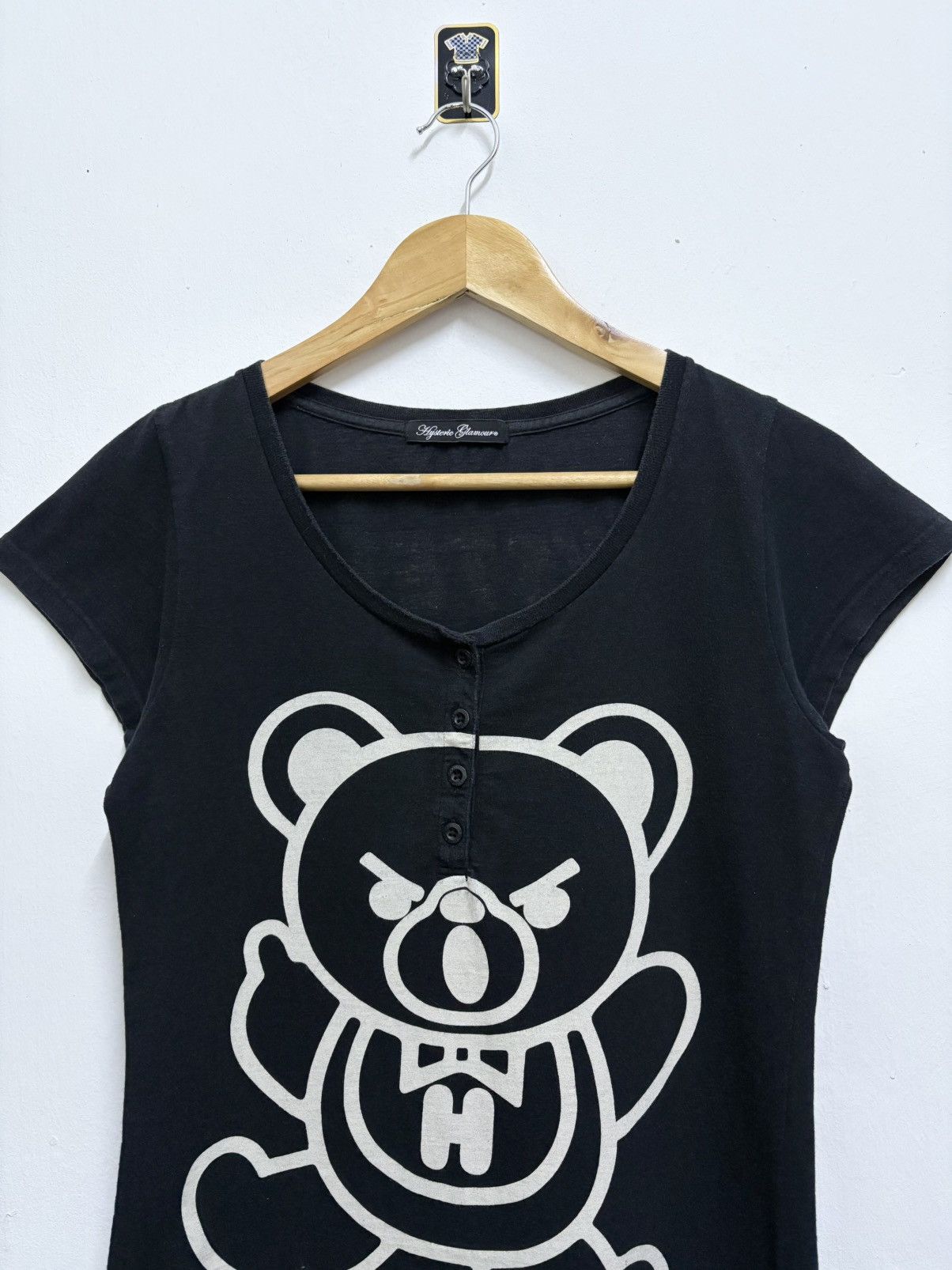 Hysteric Glamour 2000's Hysteric Glamour " Fuckin Bear " S/S Mini Dress Size S / US 4 / IT 40 - 3 Thumbnail