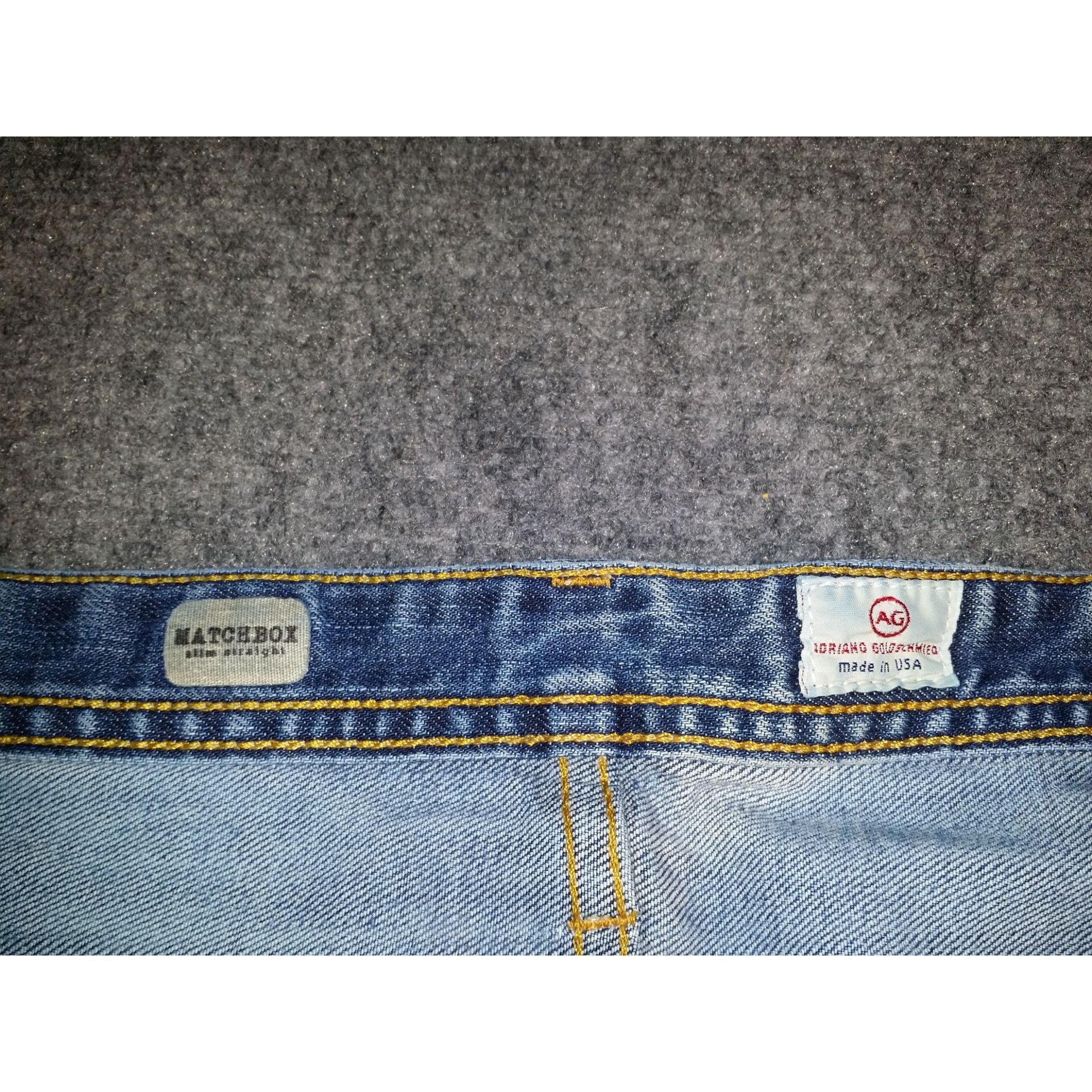 AG Adriano Goldschmied AG Adriano Goldschmied Matchbox Jeans Men Sz 38 Blue Denim M Size US 38 / EU 54 - 6 Thumbnail