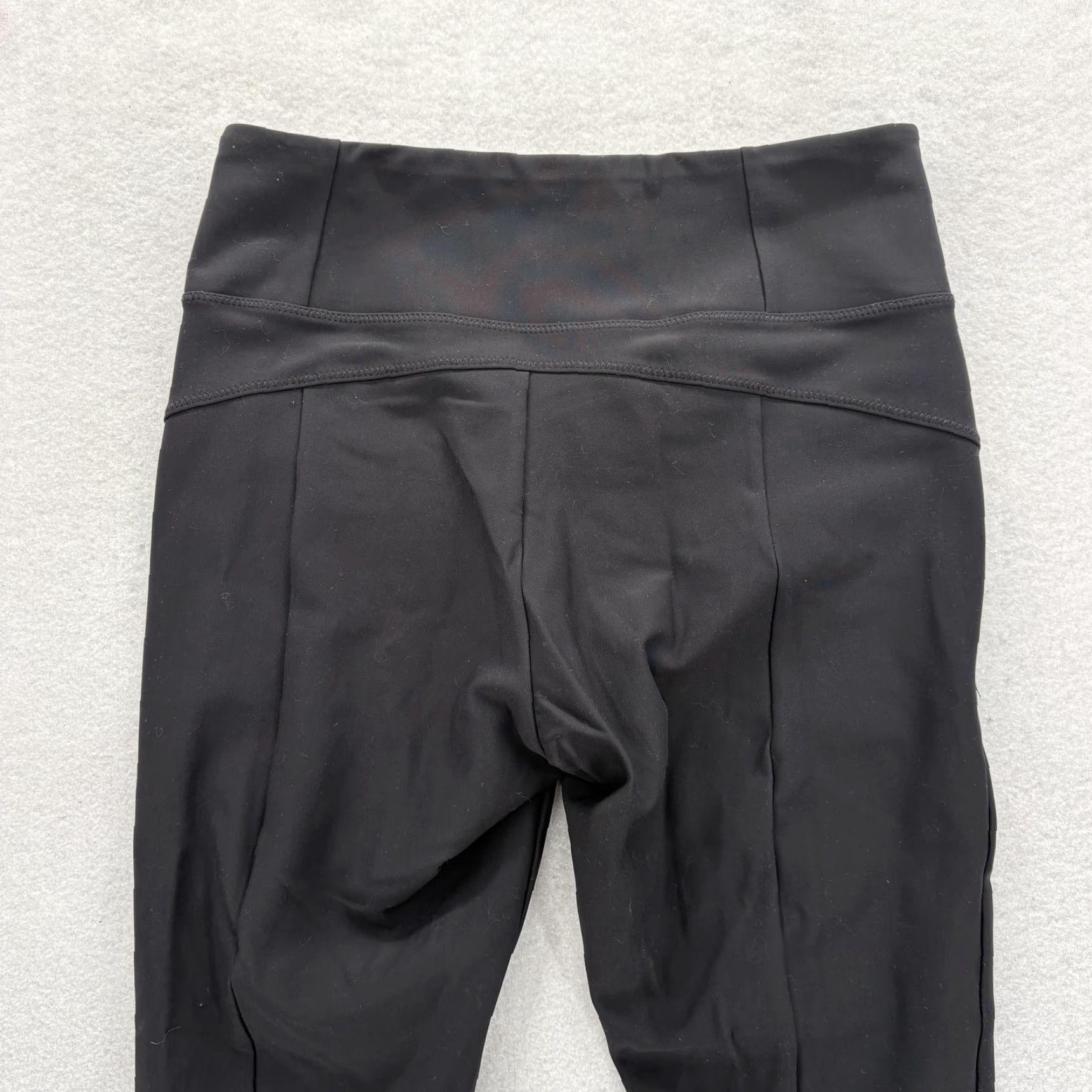 Athleta Athleta Stellar Crop Pants Womens Medium Black Stretch Euroluxe Pull On Gym Yoga Size 32" / US 10 / IT 46 - 4 Thumbnail