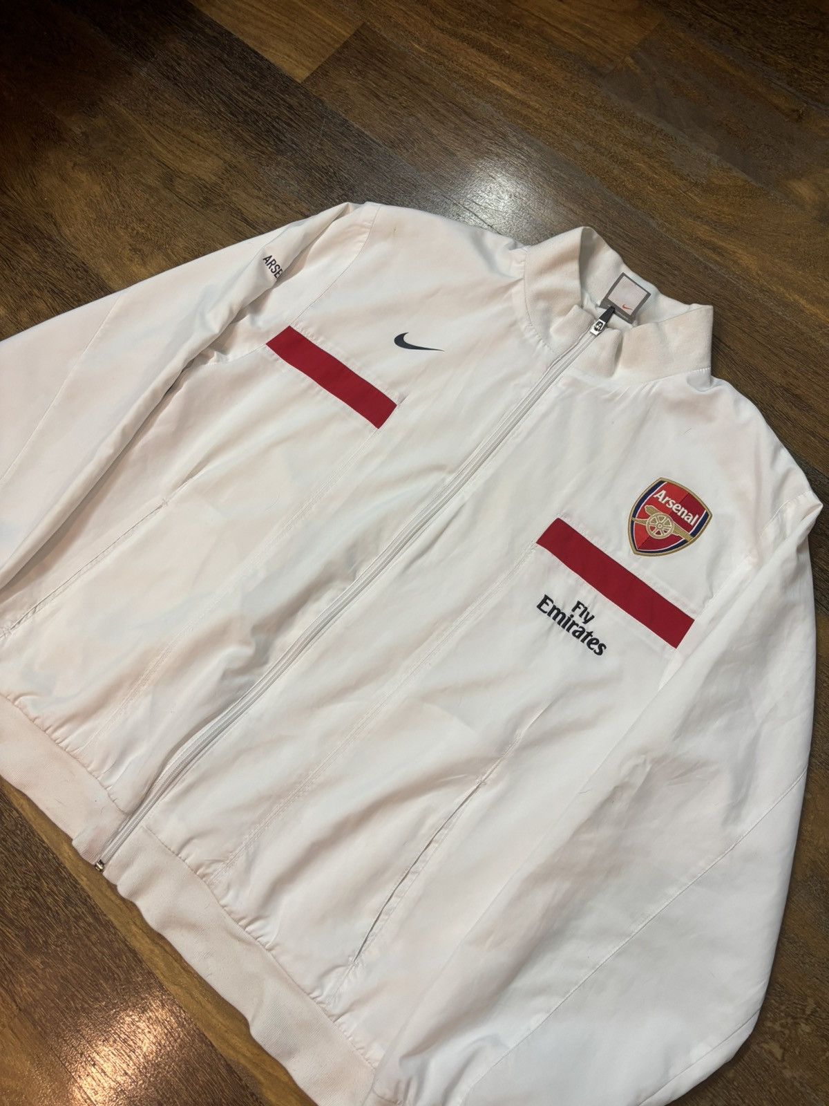 Nike Arsenal Training Jacket Vintage Original Nike Size US L / EU 52-54 / 3 - 2 Thumbnail