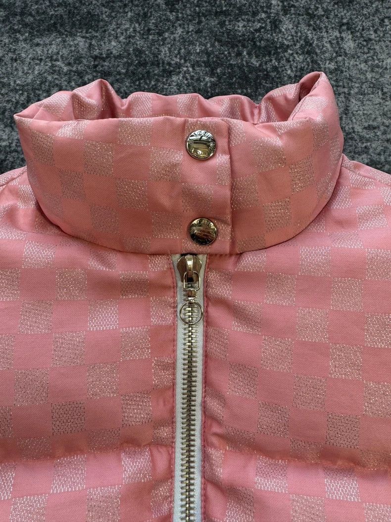 Louis Vuitton Louis Vuitton Pink Plaid Down Jacket-2507 Size US S / EU 44-46 / 1 - 3 Thumbnail