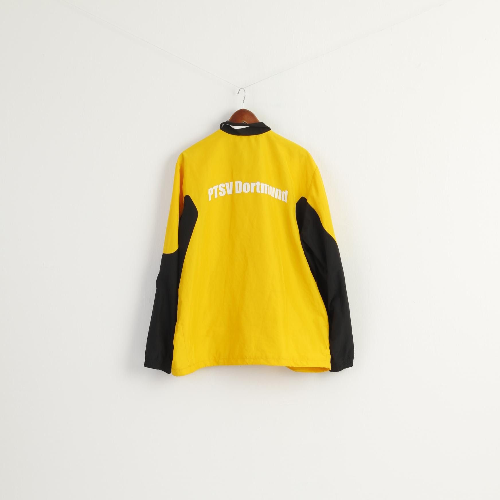 Adidas Adidas Men 50/52 XL Jacket Yellow Dortmund #29 8830 Size US XL / EU 56 / 4 - 8 Thumbnail