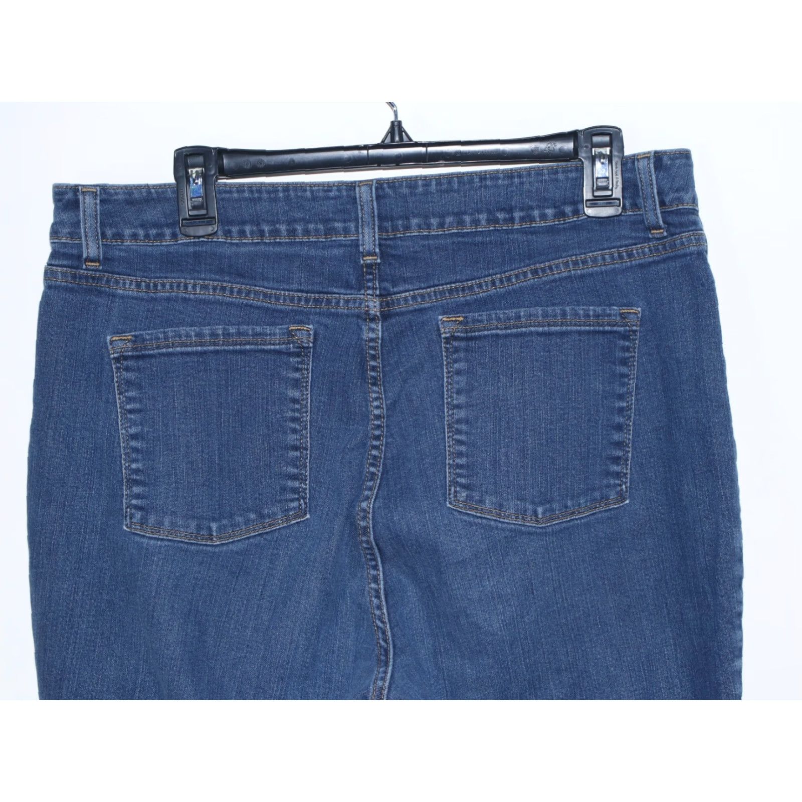 Vintage LL Bean Classic Fit Straight Leg Denim Jeans Women's 16 Blue 32X27 Size 38" / US 16 / IT 52 - 5 Thumbnail