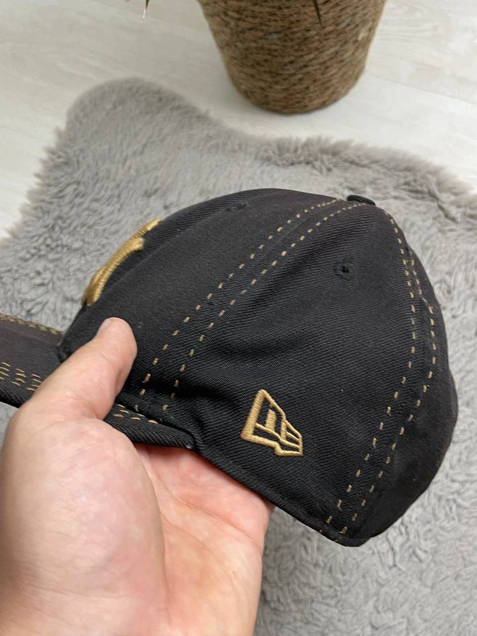 New Era × Vintage New Era Vintage 90’s SnapBack Brown Faded Colour Y2k Size ONE SIZE - 4 Thumbnail