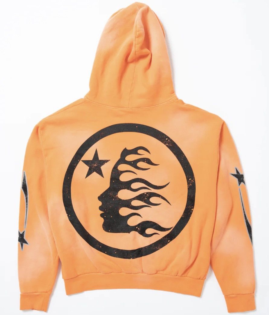 HELLSTAR Fire Orange Hellstar Hoodie size Medium Halloween Capsule 