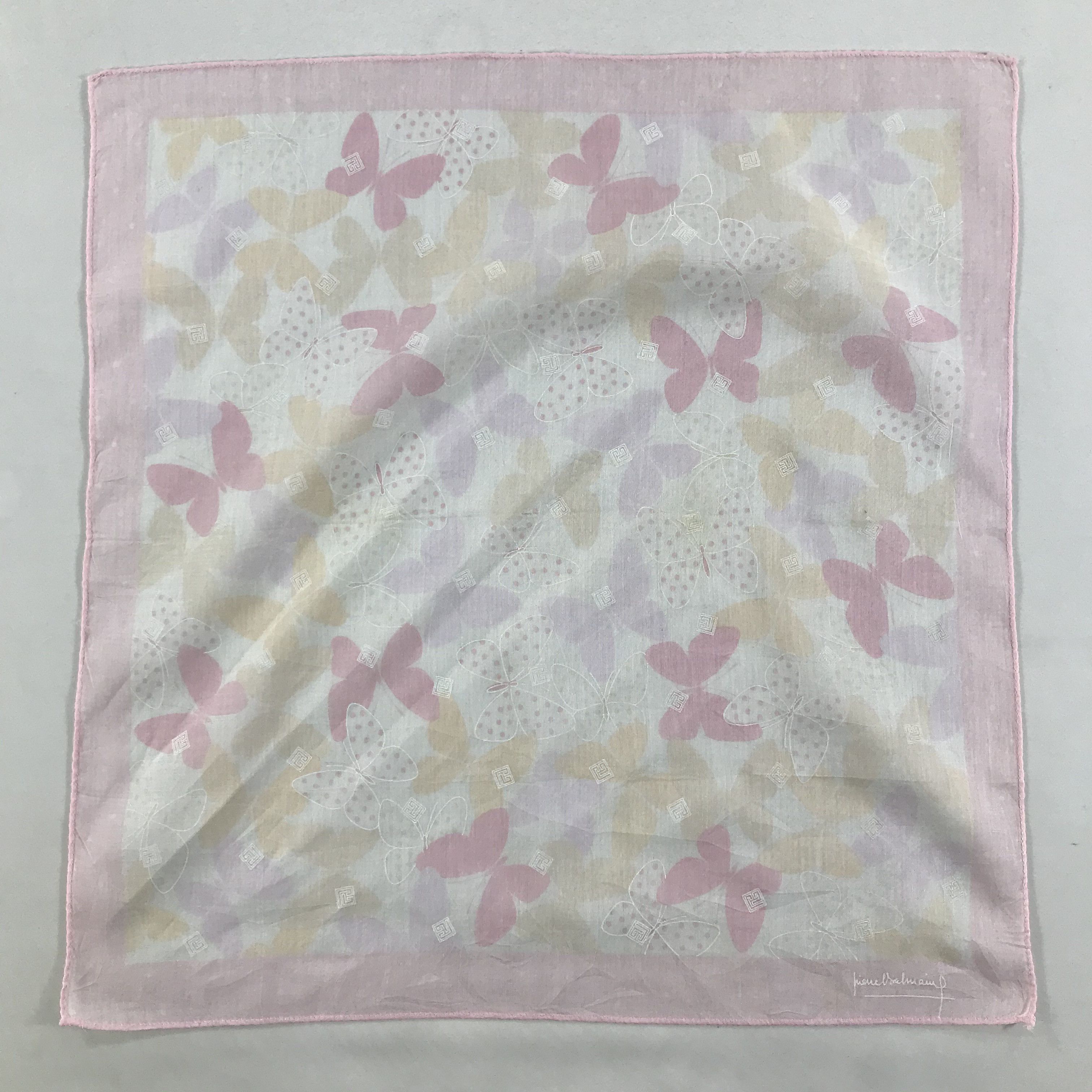 Pierre Balmain × Vintage Pierre Balmain Bandana / Handkerchief / Neckerchief - S1491 Size ONE SIZE - 1 Thumbnail