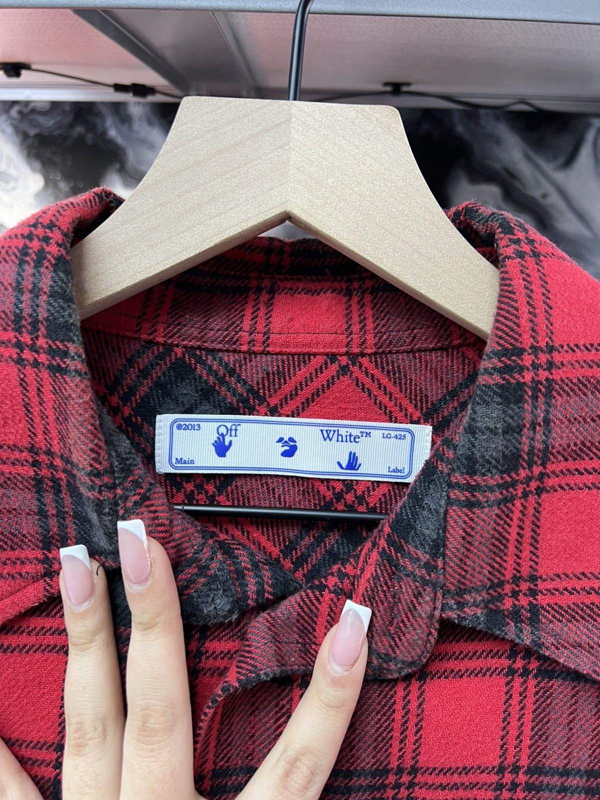 Off-White Offwhite Red Flannel Button Up Size US M / EU 48-50 / 2 - 10 Thumbnail