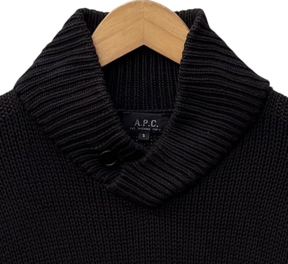 A.P.C. Apc Black Knitwear Jumper Size US S / EU 44-46 / 1 - 3 Thumbnail