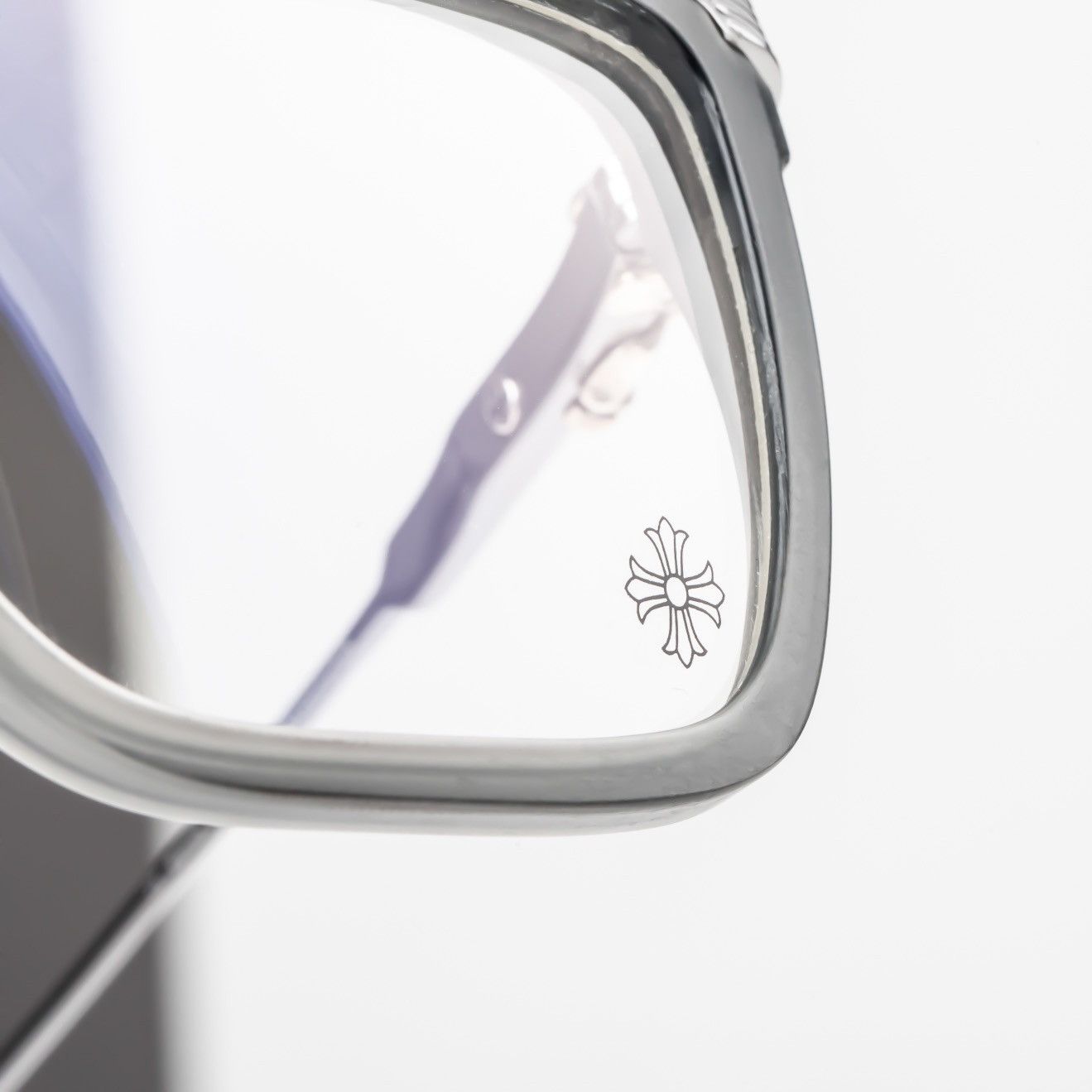 Chrome Hearts CHROME HEARTS TRYDIXAGAIN MATTE GRAPHITE /GUNMETAL GLASSES Size ONE SIZE - 3 Thumbnail