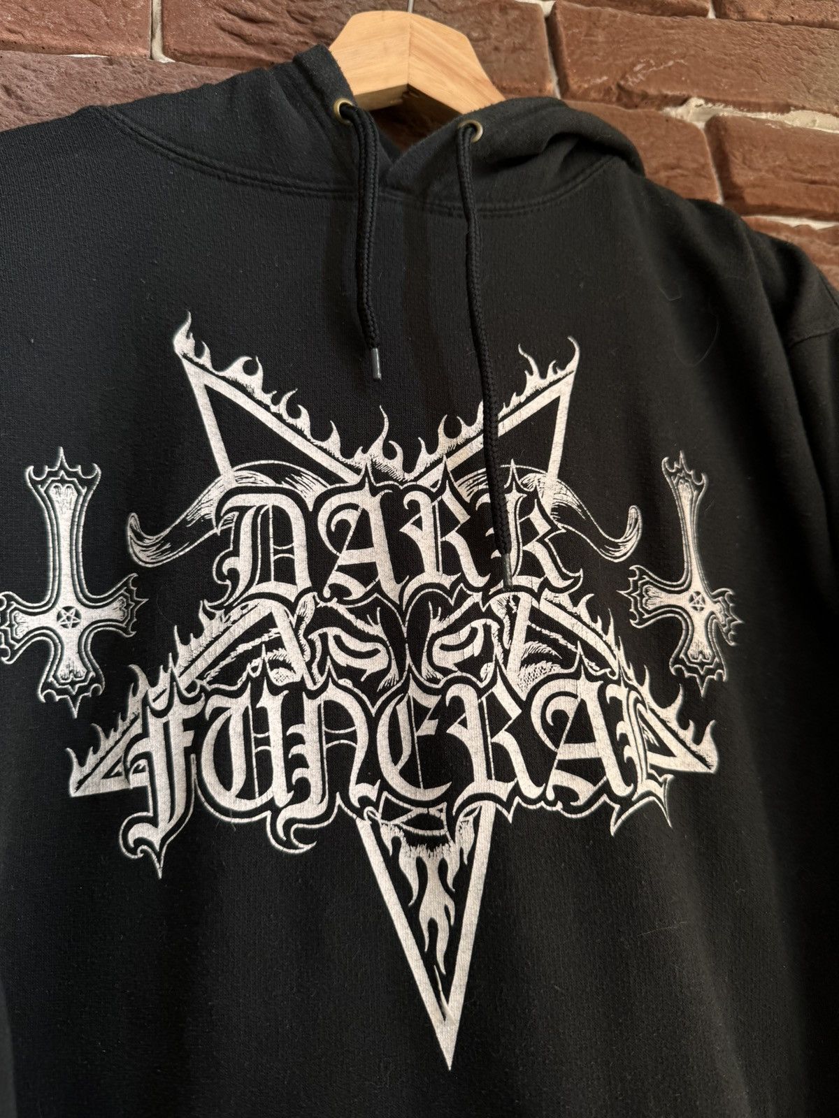 Band Tees Rare Vintage 90s Dark Funeral Sign Black Metal Band Hoodie L Size US L / EU 52-54 / 3 - 3 Thumbnail
