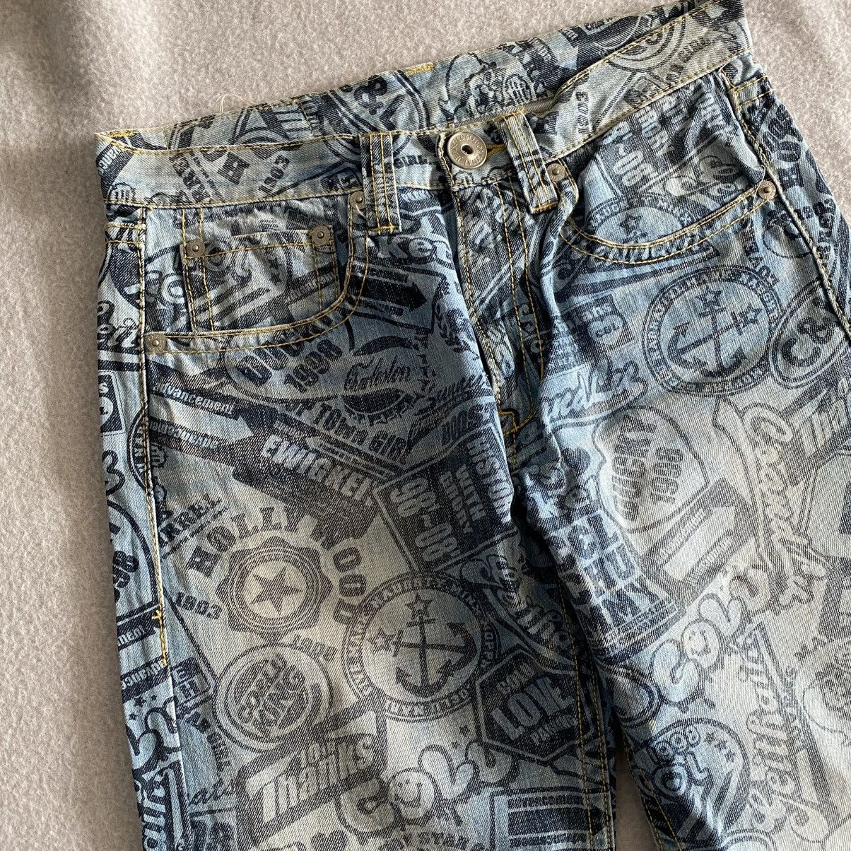 Japanese Brand × Vintage Co&Lu Fullprint Japanese Brand Jeans Size US 32 / EU 48 - 4 Thumbnail