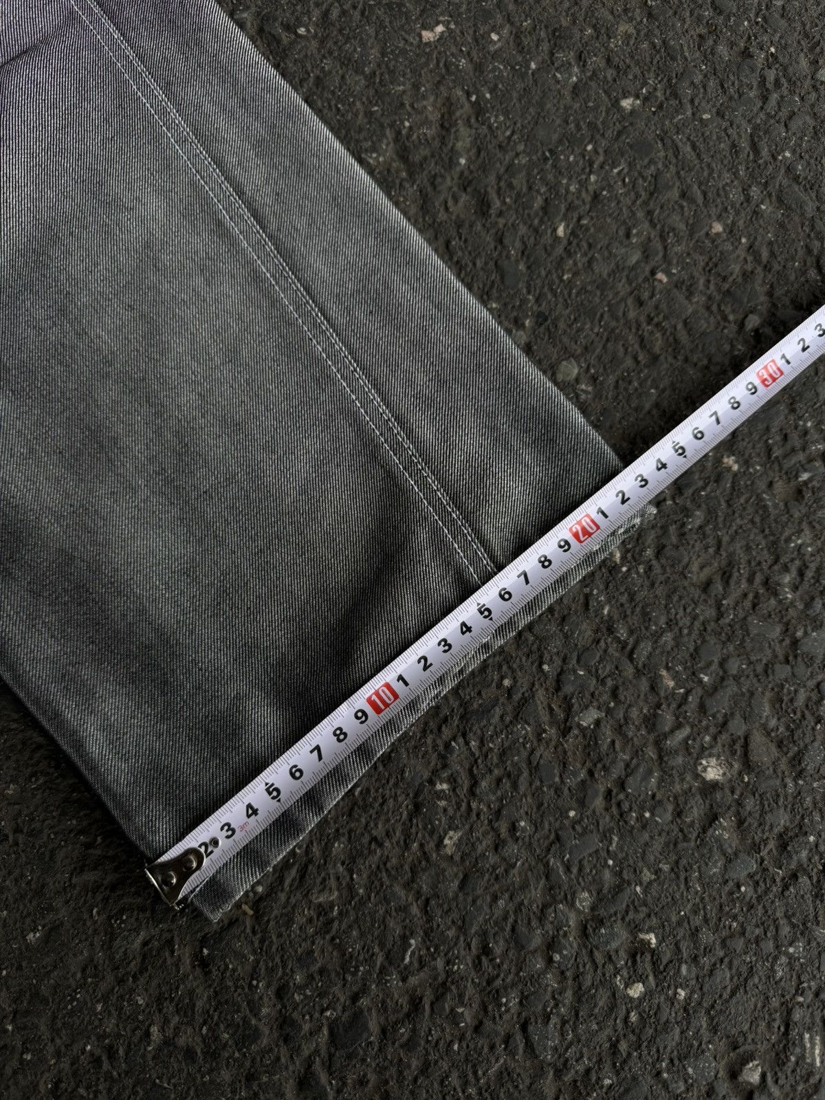 Designer × Vintage Grey Carpenter Jeans Patchwork Y2K Rap Skate Size US 32 / EU 48 - 13 Thumbnail