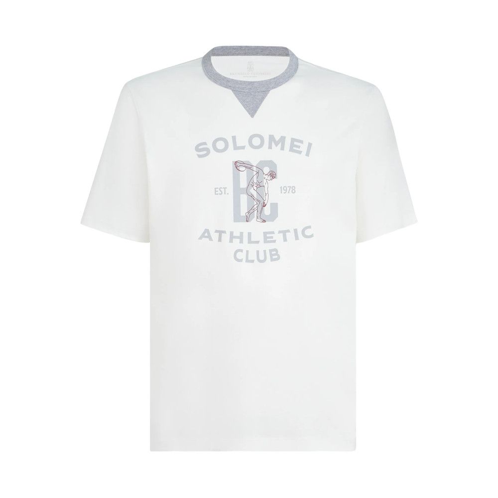 Brunello Cucinelli Brunello Cucinelli WHITE T-Shirts & Vests - T-Shirts Size US S / EU 44-46 / 1 - 1 Thumbnail