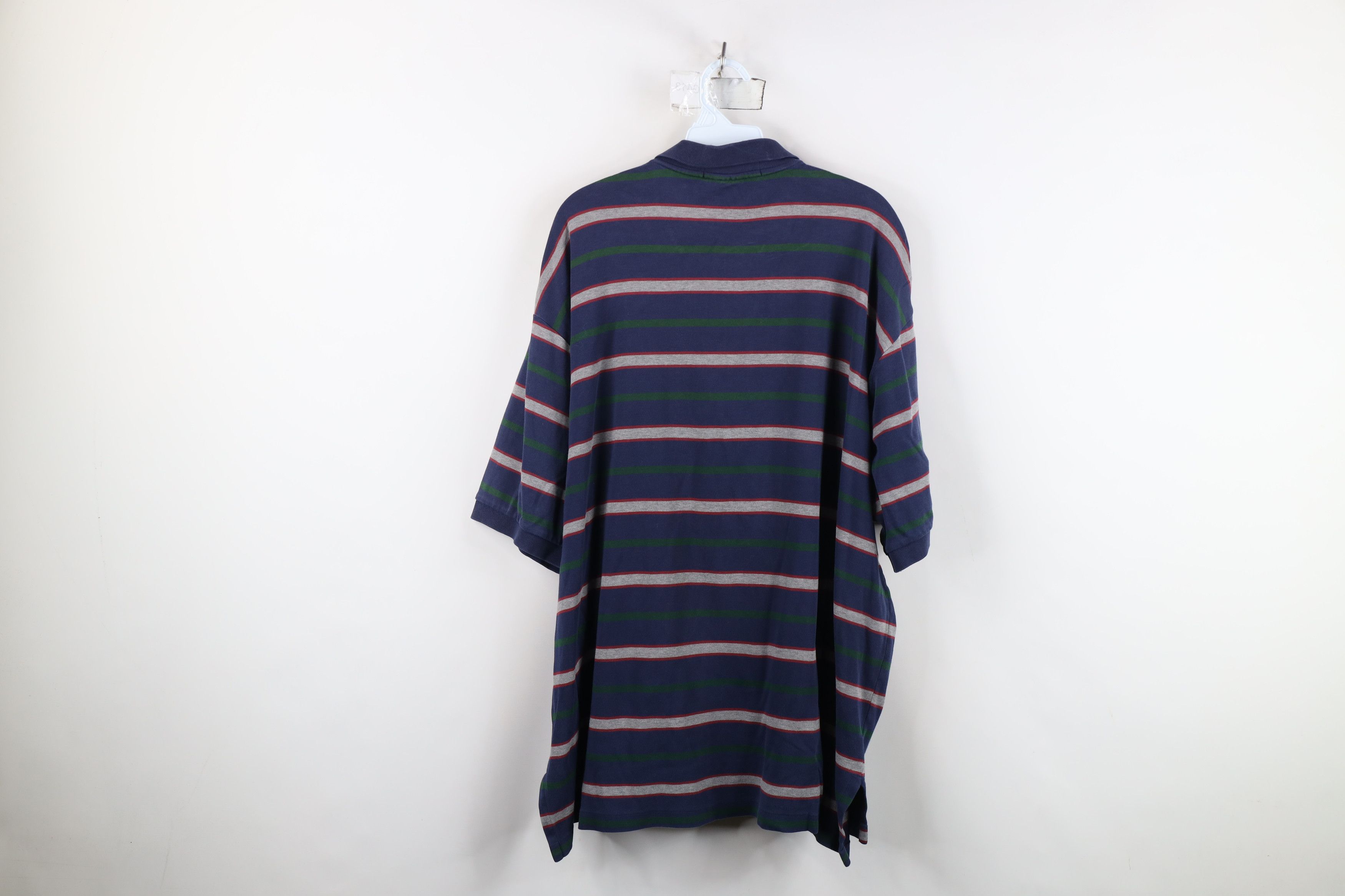 Ralph Lauren Vintage 90s Polo Golf Ralph Lauren Crest Striped Polo USA Size US XXL / EU 58 / 5 - 13 Thumbnail
