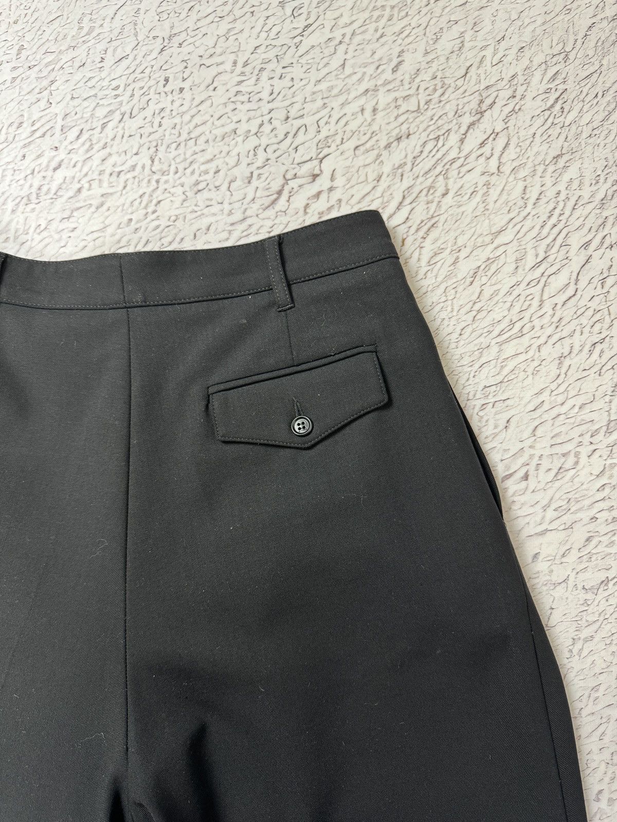 Etro Etro black wool wide classic dress pants made in Italy Size 27" / US 4 / IT 40 - 13 Thumbnail
