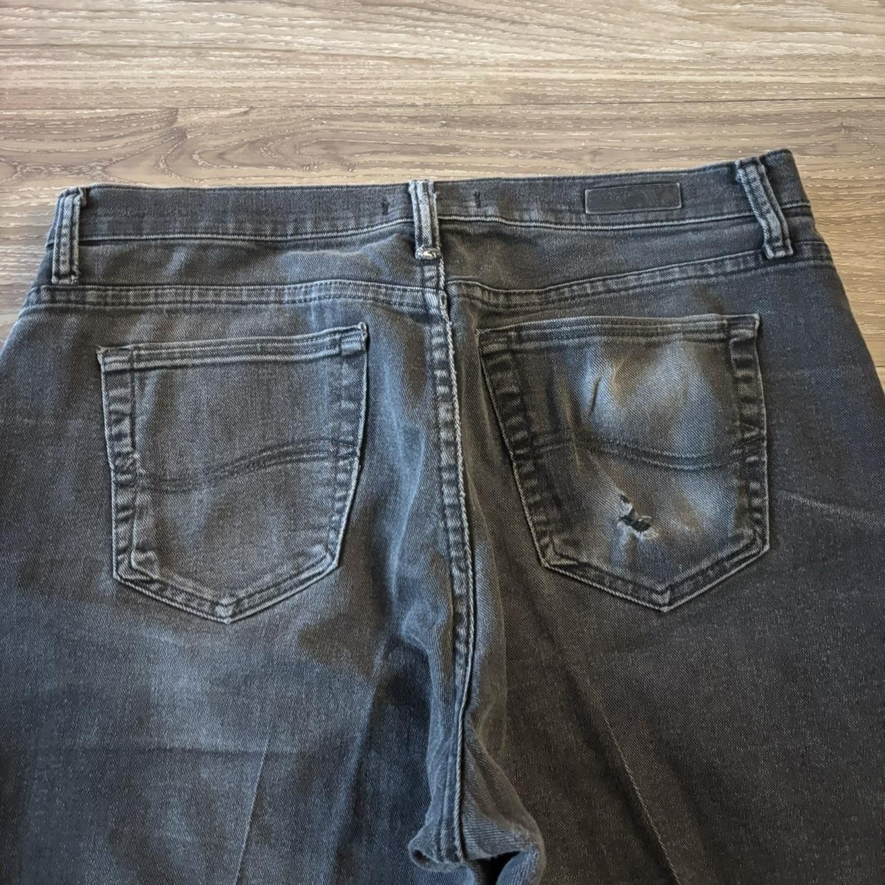 Vintage Crazy Vintage Y2K/2000s Grunge Faded Black Denim Jeans! 34x31 Size US 34 / EU 50 - 7 Thumbnail